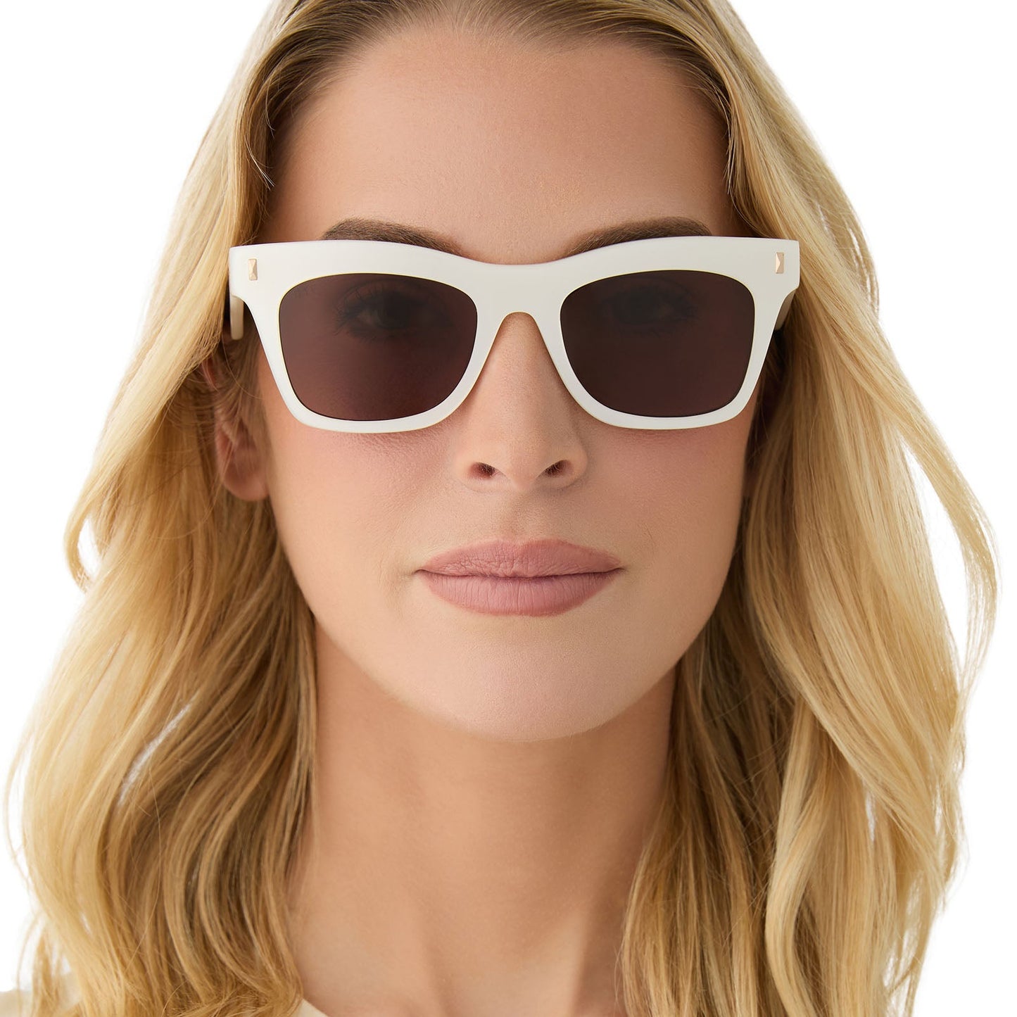 BRADLEY - OPALINE + BROWN SUNGLASSES