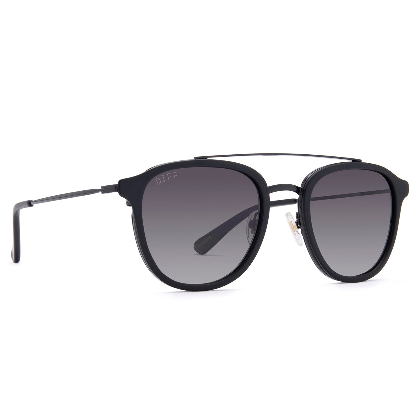 CAMDEN - MATTE BLACK + GREY GRADIENT POLARIZED SUNGLASSES