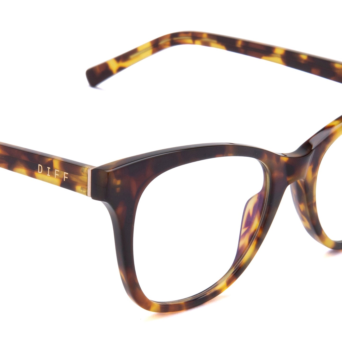 CARINA - AMBER TORTOISE + PRESCRIPTION GLASSES