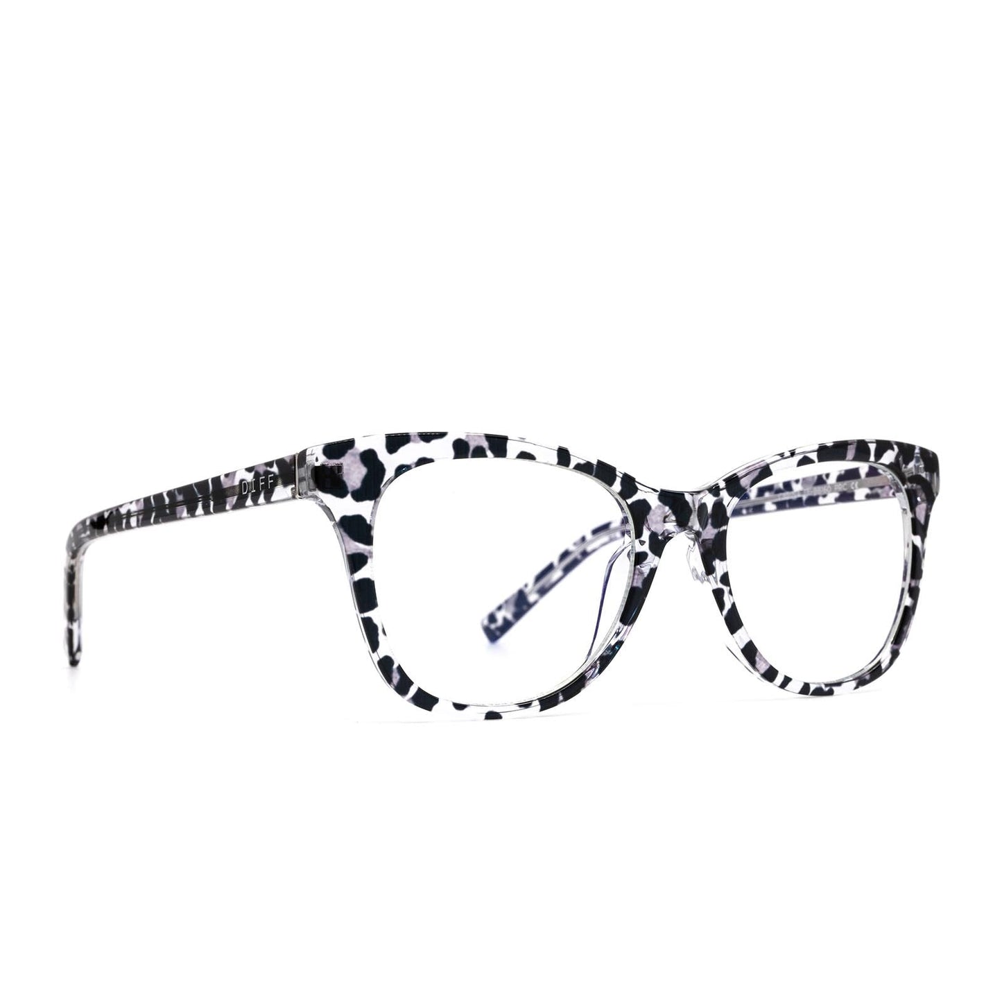 CARINA - CLEAR LEOPARD + PRESCRIPTION GLASSES