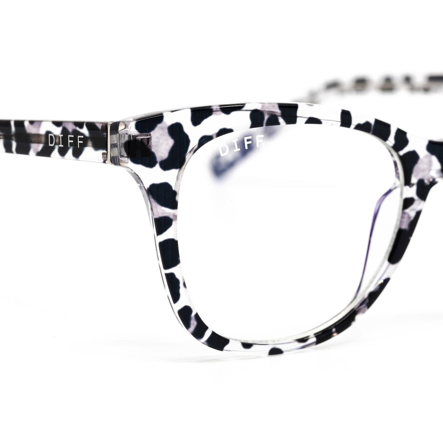 CARINA - CLEAR LEOPARD + PRESCRIPTION GLASSES