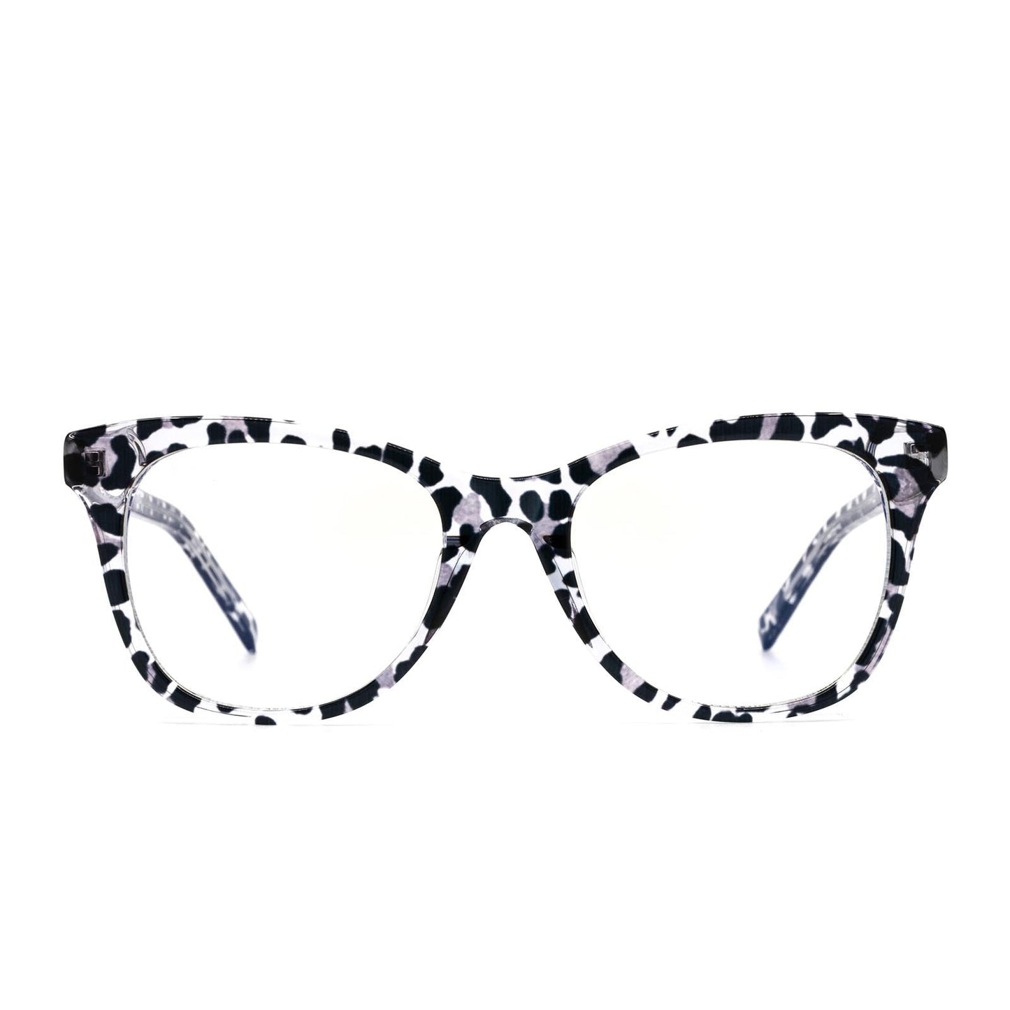 CARINA - CLEAR LEOPARD + PRESCRIPTION GLASSES