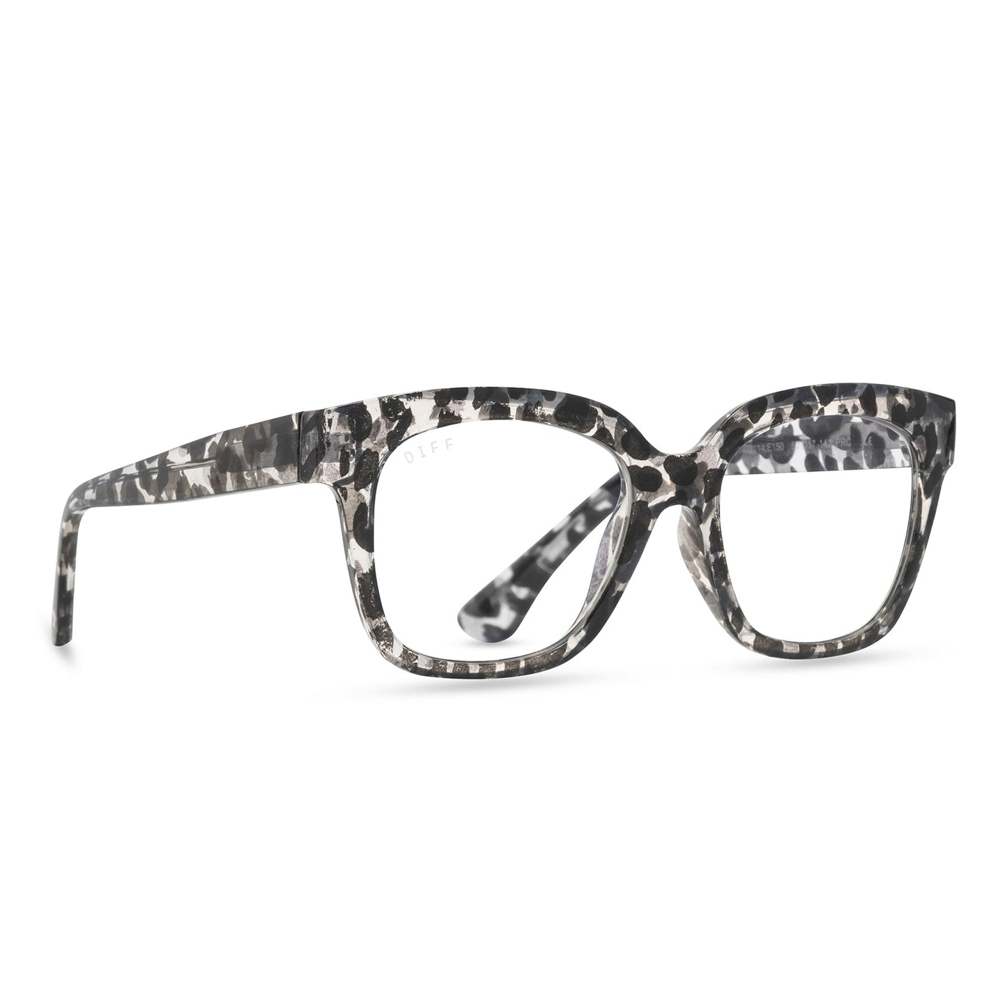 AVA - CLEAR LEOPARD  + BLUE LIGHT READERS