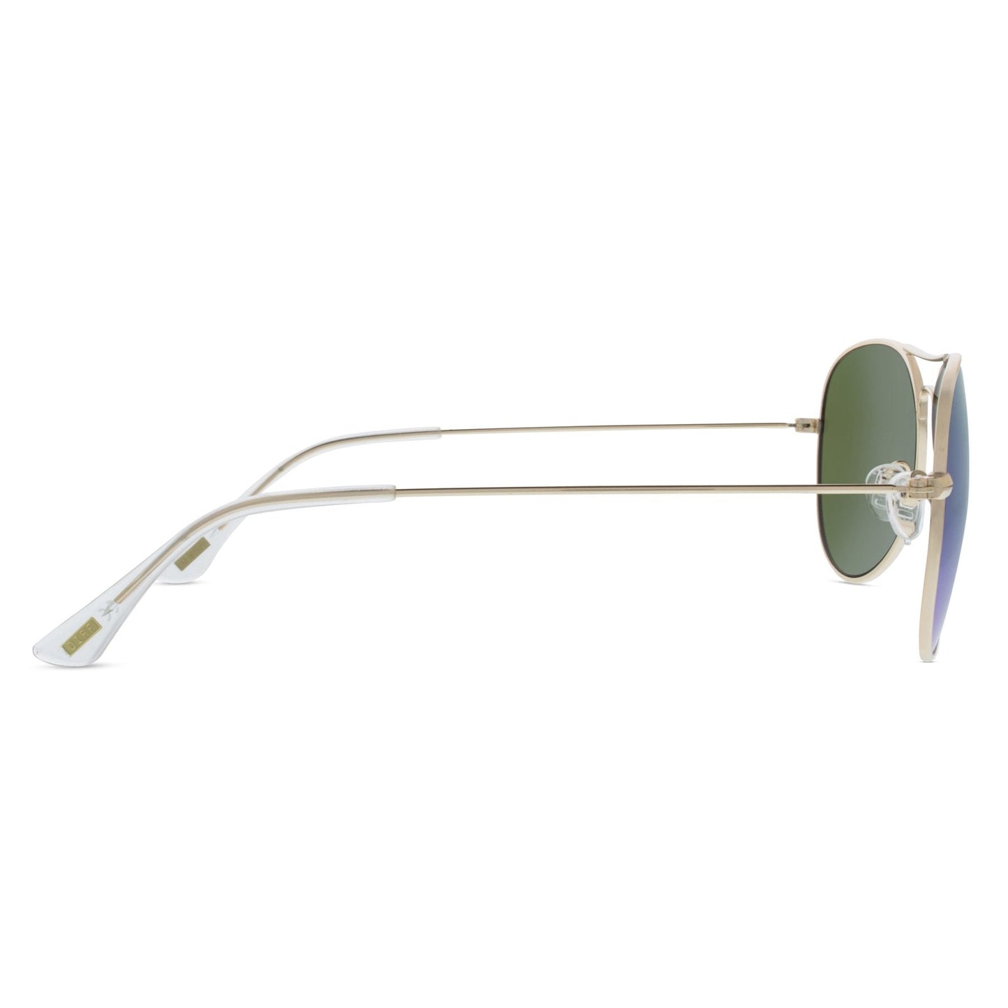 CRUZ - GOLD + BLUE MIRROR SUNGLASSES