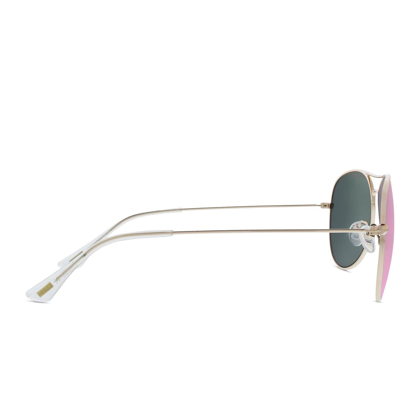 CRUZ - GOLD + PINK MIRROR SUNGLASSES