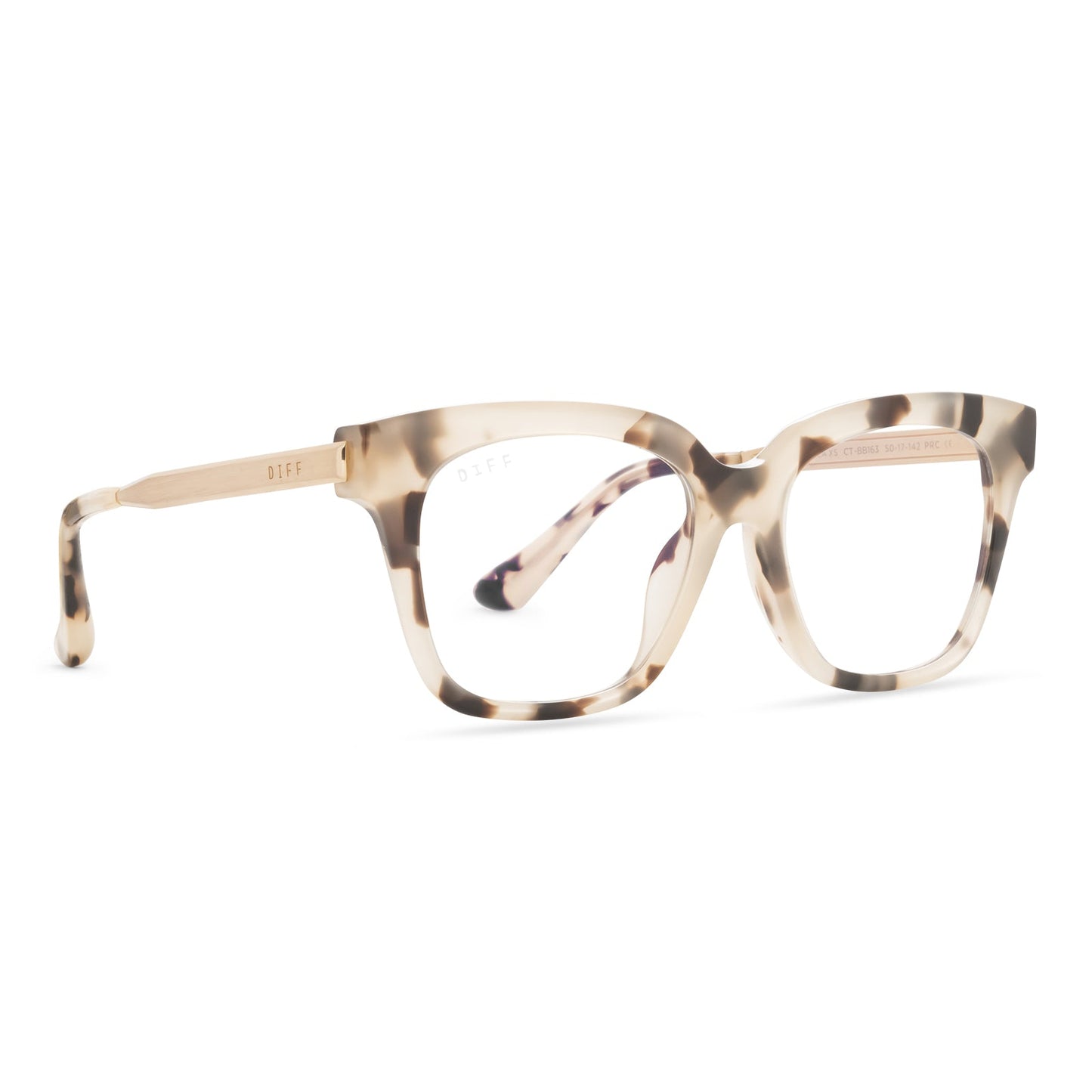 BELLA XS - CREAM TORTOISE + BLUE LIGHT GLASSES