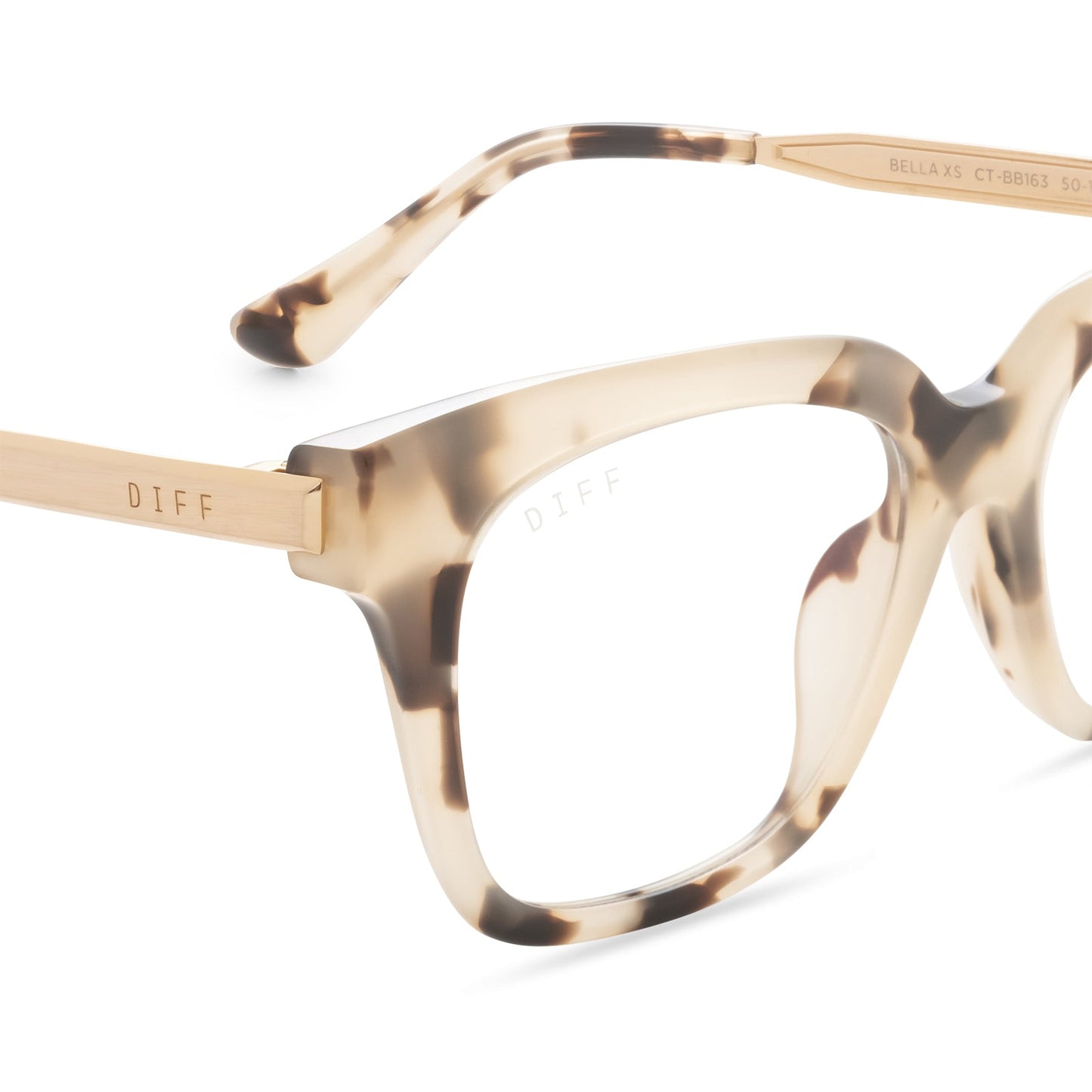 BELLA XS - CREAM TORTOISE + PRESCRIPTION GLASSES