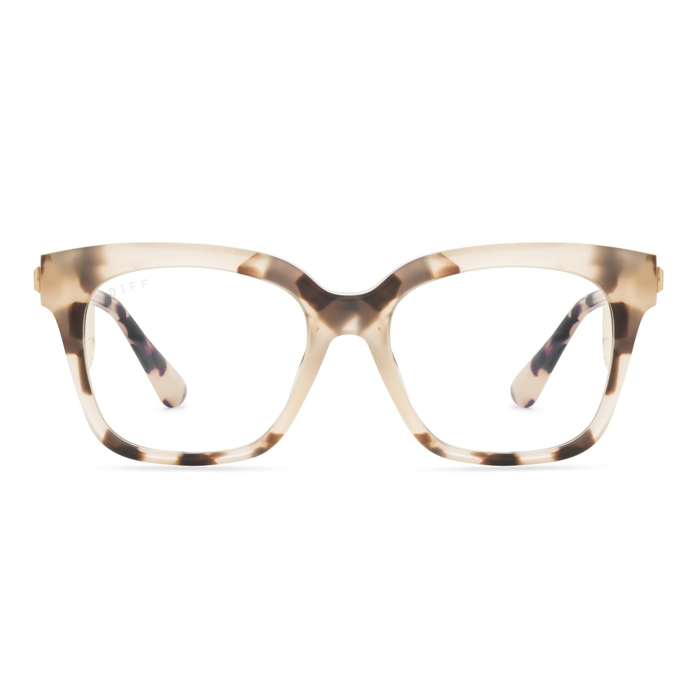 BELLA XS - CREAM TORTOISE + BLUE LIGHT GLASSES