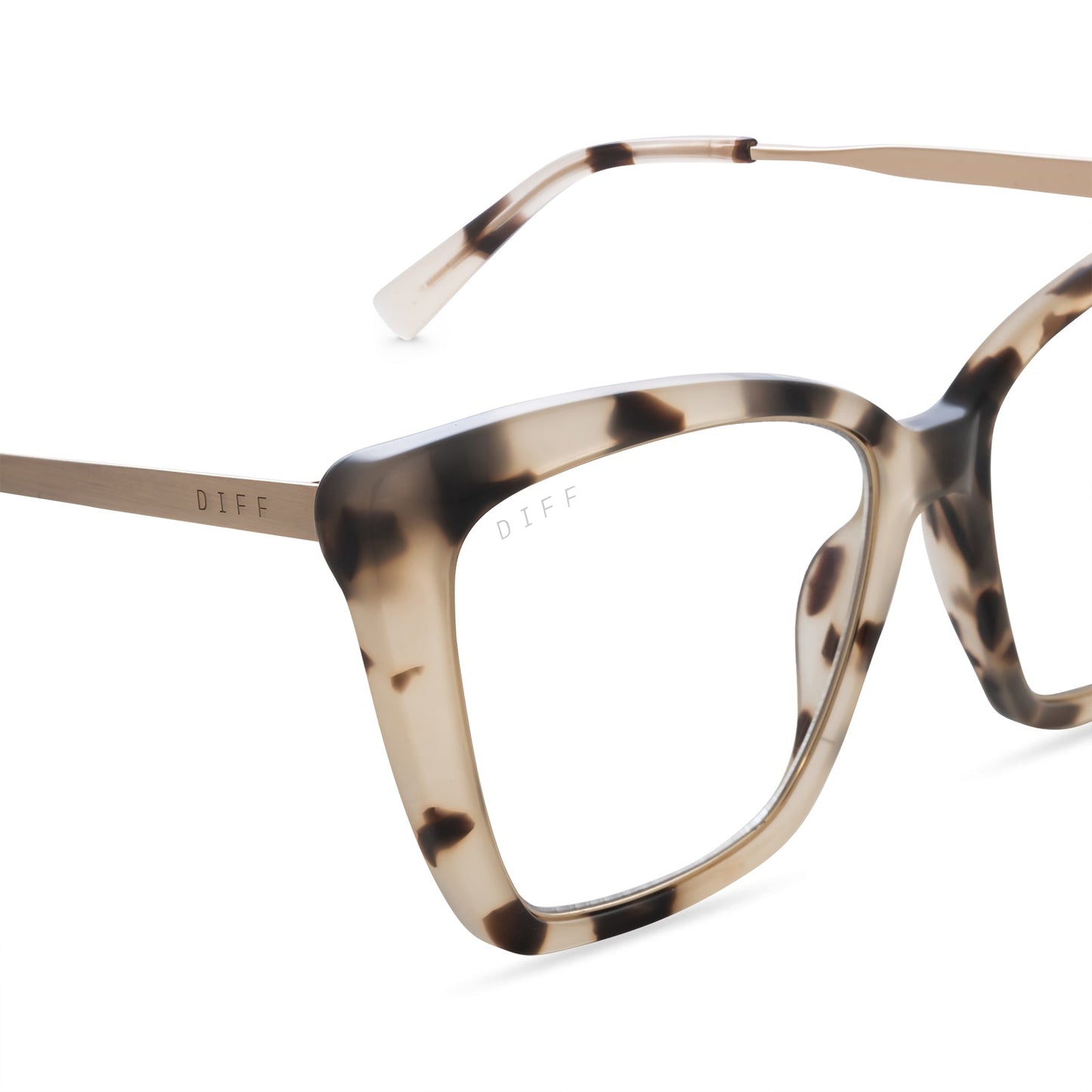 BECKY IV - CREAM TORTOISE + BLUE LIGHT TECHNOLOGY GLASSES