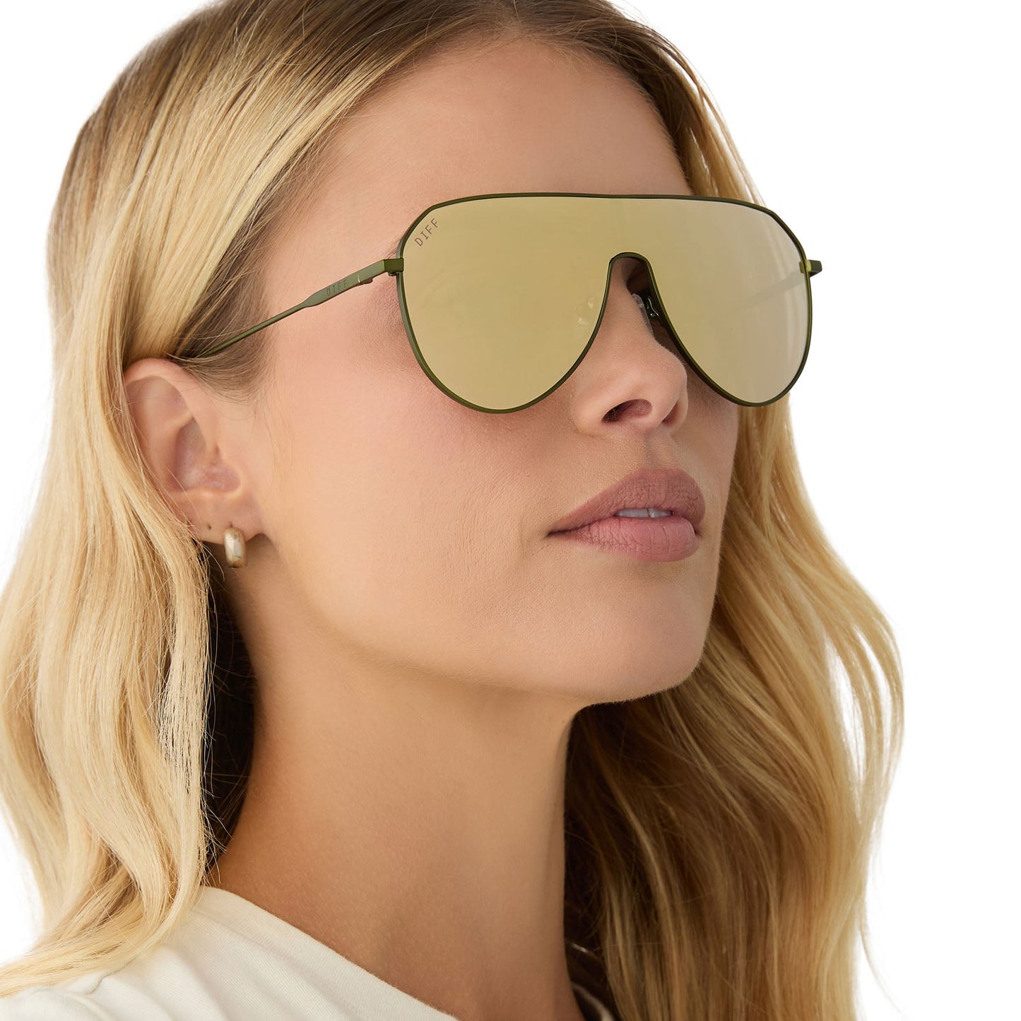 DASH SHIELD - MOSS METAL + MOSS MIRROR SUNGLASSES