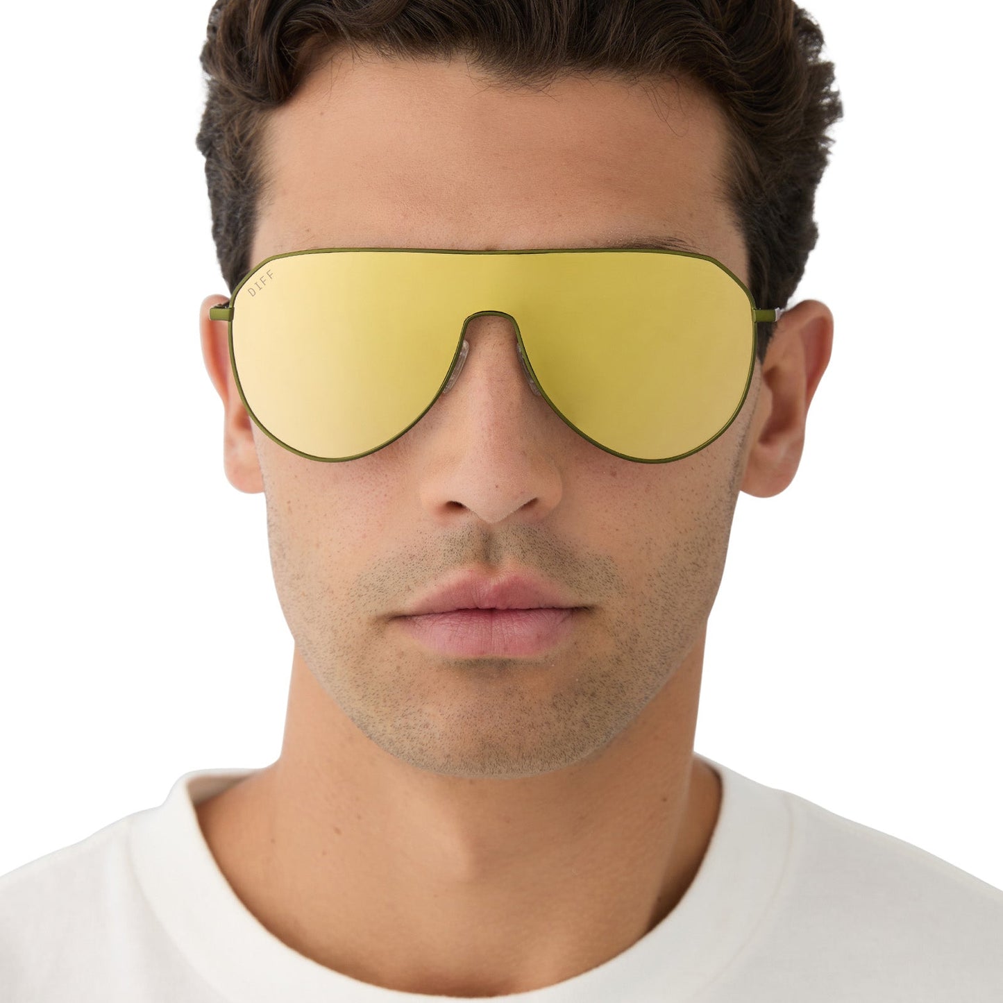 DASH SHIELD - MOSS METAL + MOSS MIRROR SUNGLASSES