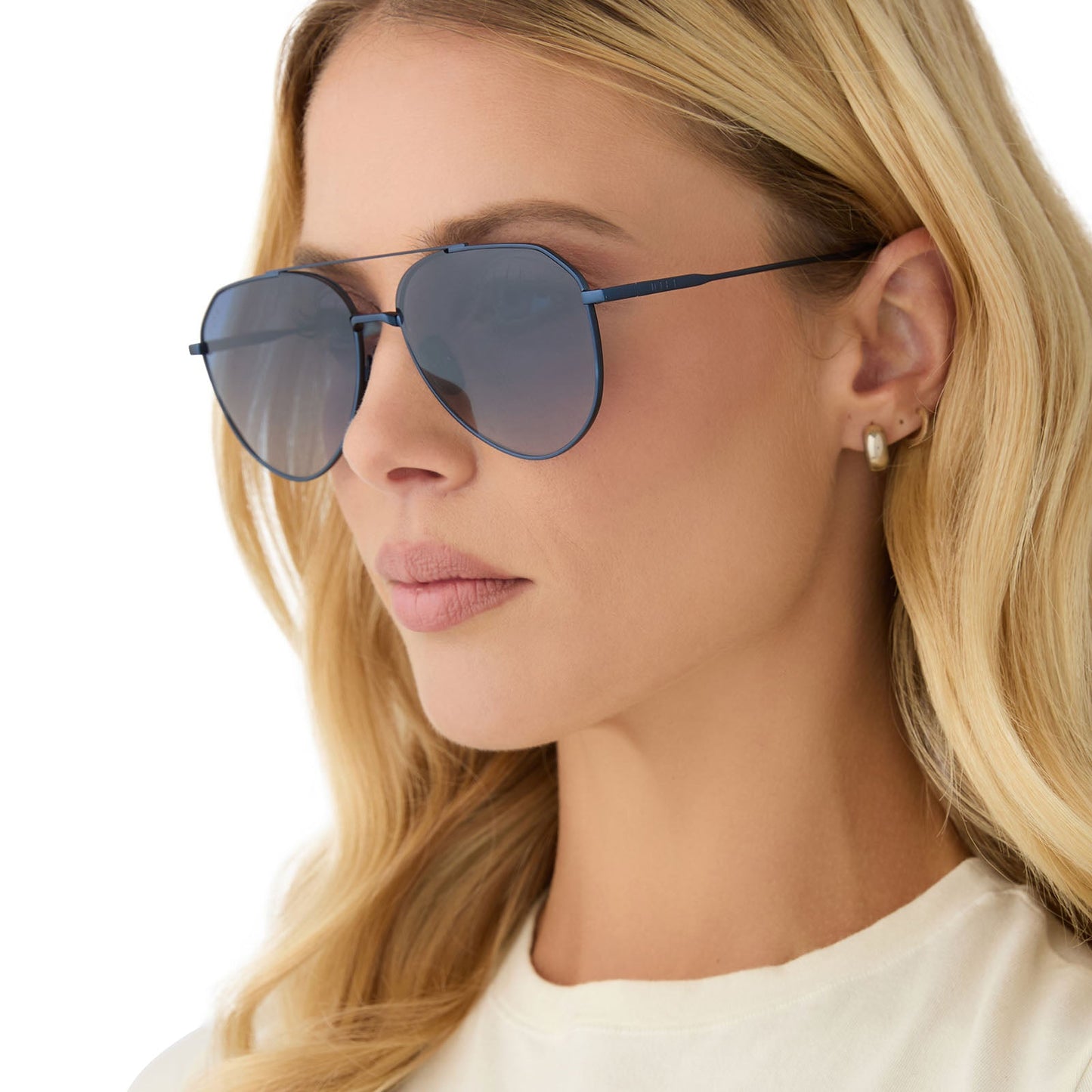 DASH XS - DEEP NAVY METAL + AEGEAN BLUE FLASH SUNGLASSES