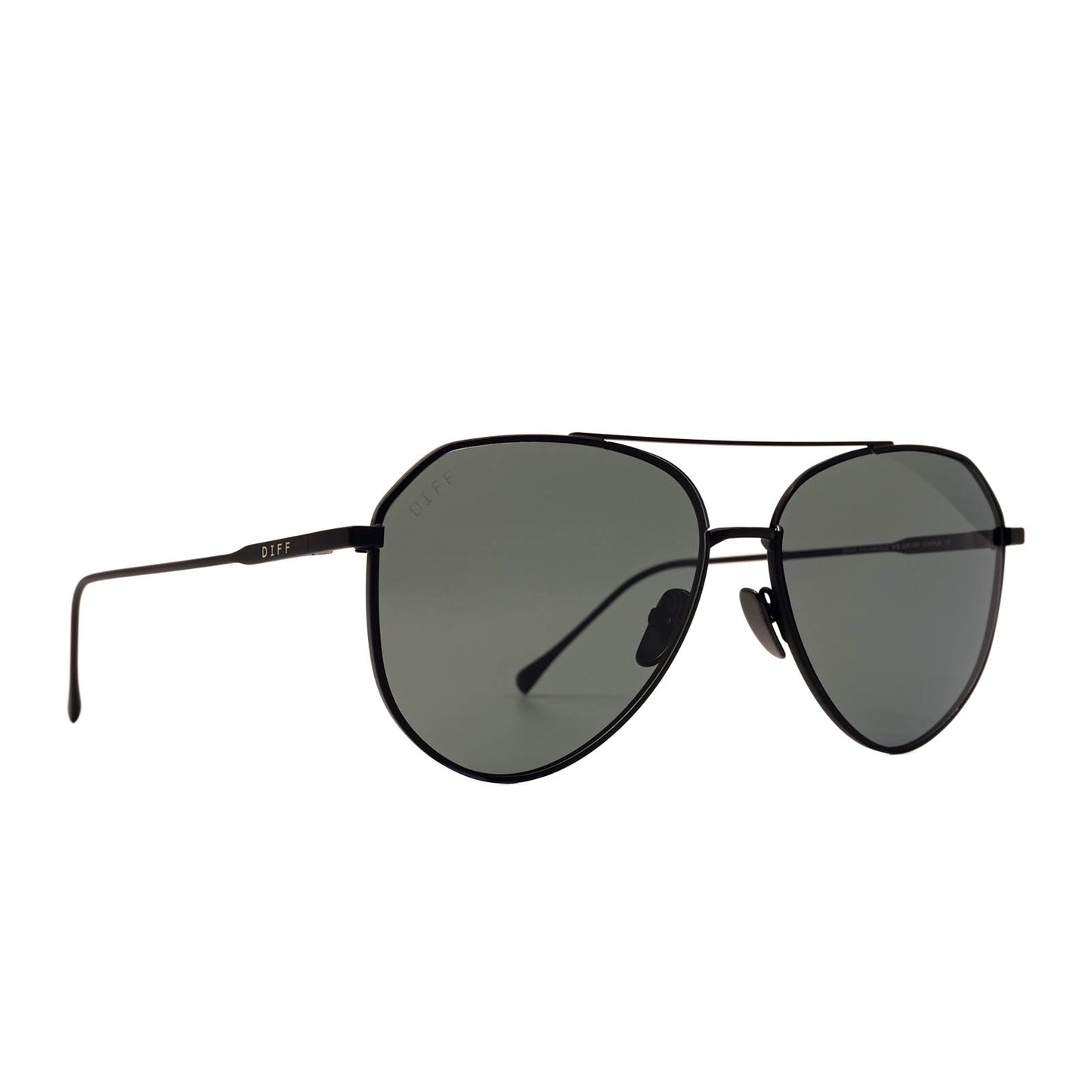 DASH - MATTE BLACK + SOLID GREY + POLARIZED SUNGLASSES