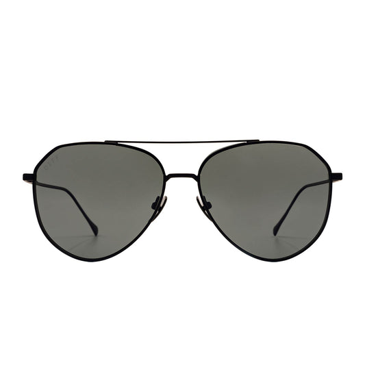 DASH - MATTE BLACK + SOLID GREY + POLARIZED SUNGLASSES