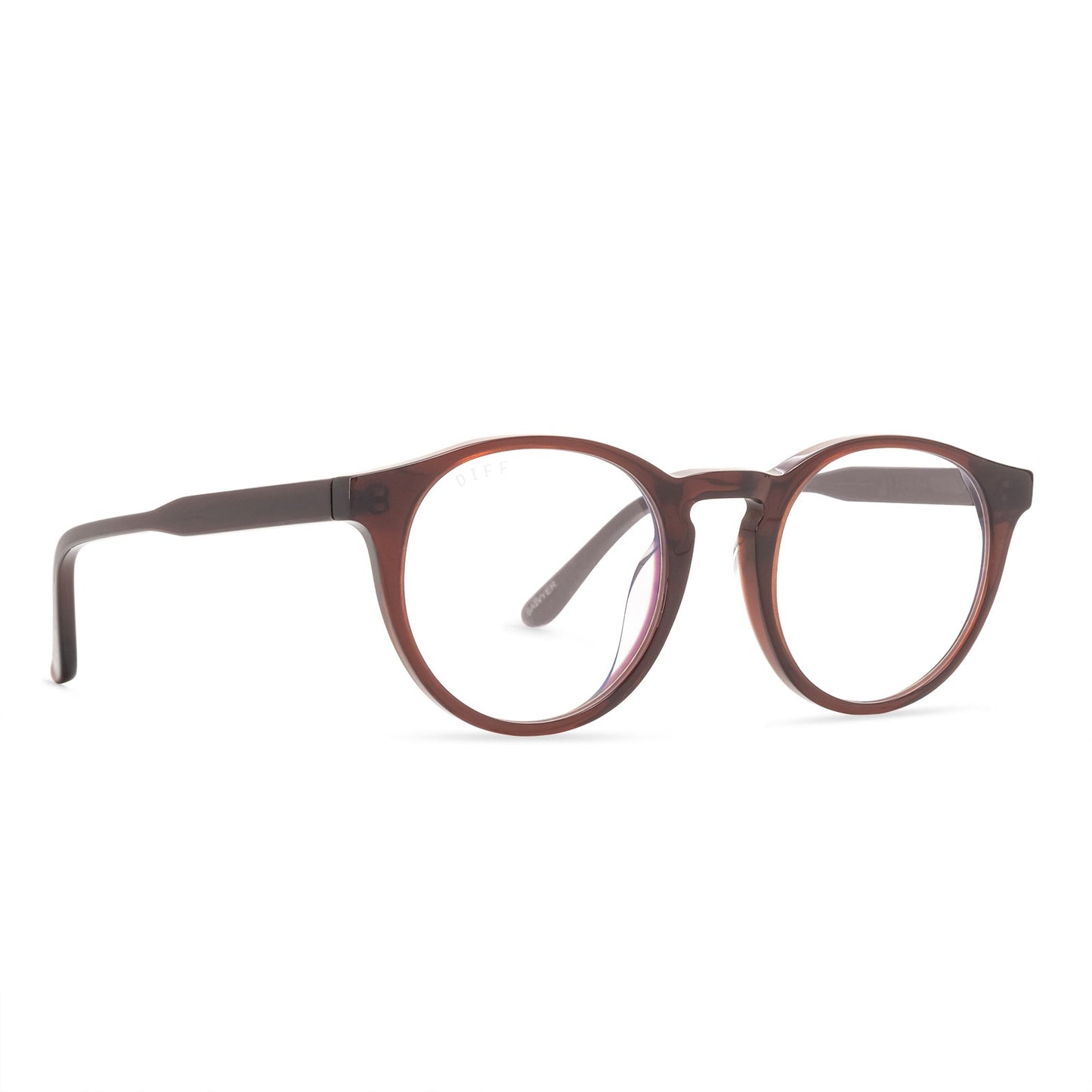 SAWYER - CHESTNUT CRYSTAL + PRESCRIPTION GLASSES