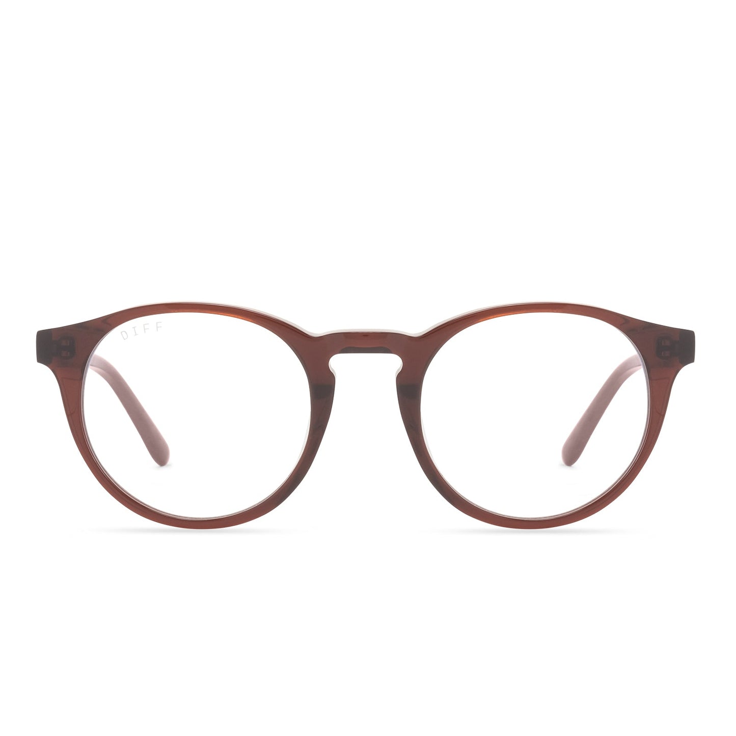 SAWYER - CHESTNUT CRYSTAL + PRESCRIPTION GLASSES