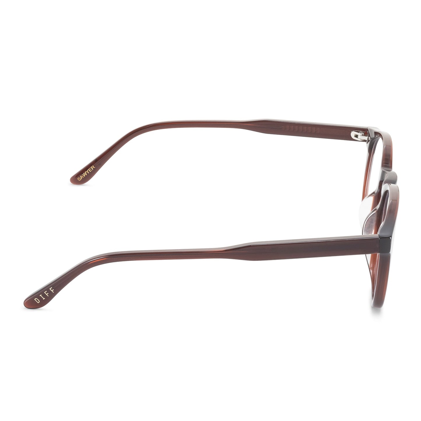 SAWYER - CHESTNUT CRYSTAL + PRESCRIPTION GLASSES