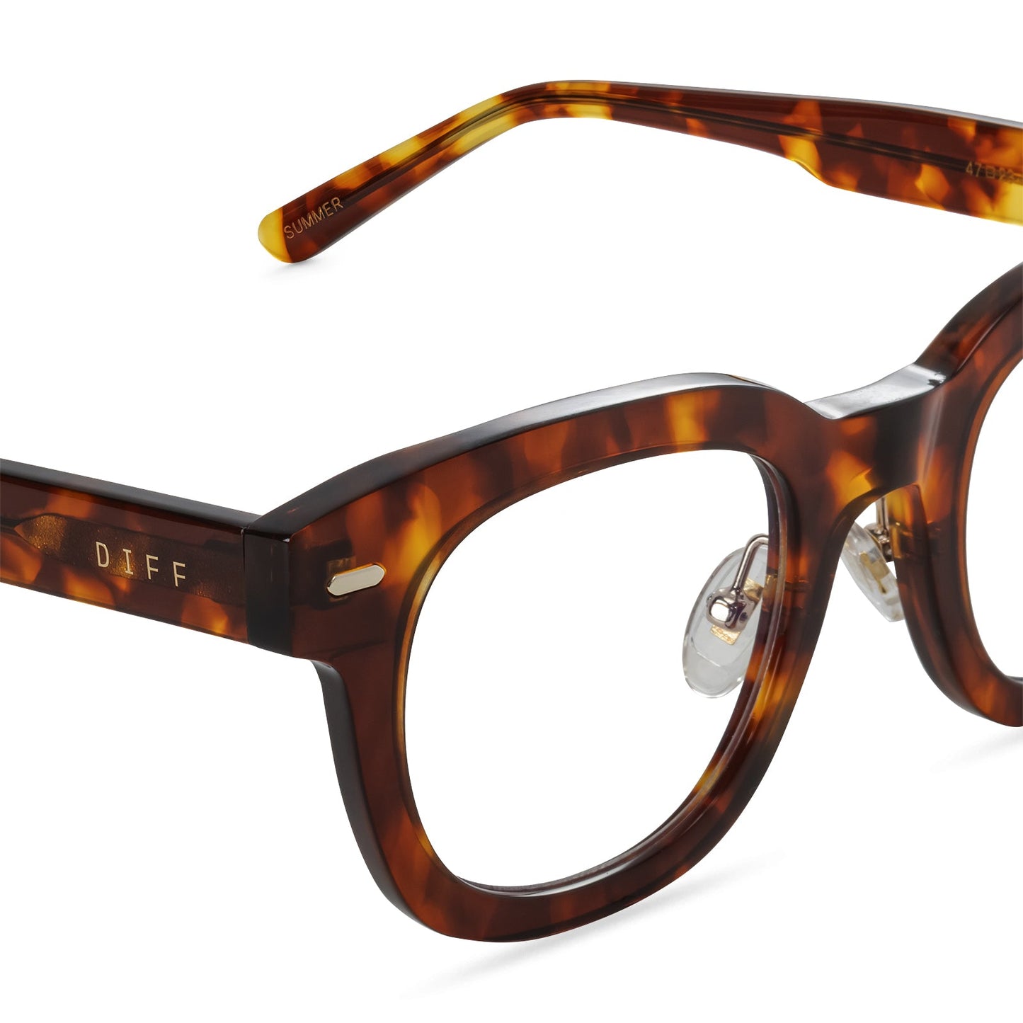 SUMMER - AMBER TORTOISE + BLUE LIGHT TECHNOLOGY GLASSES