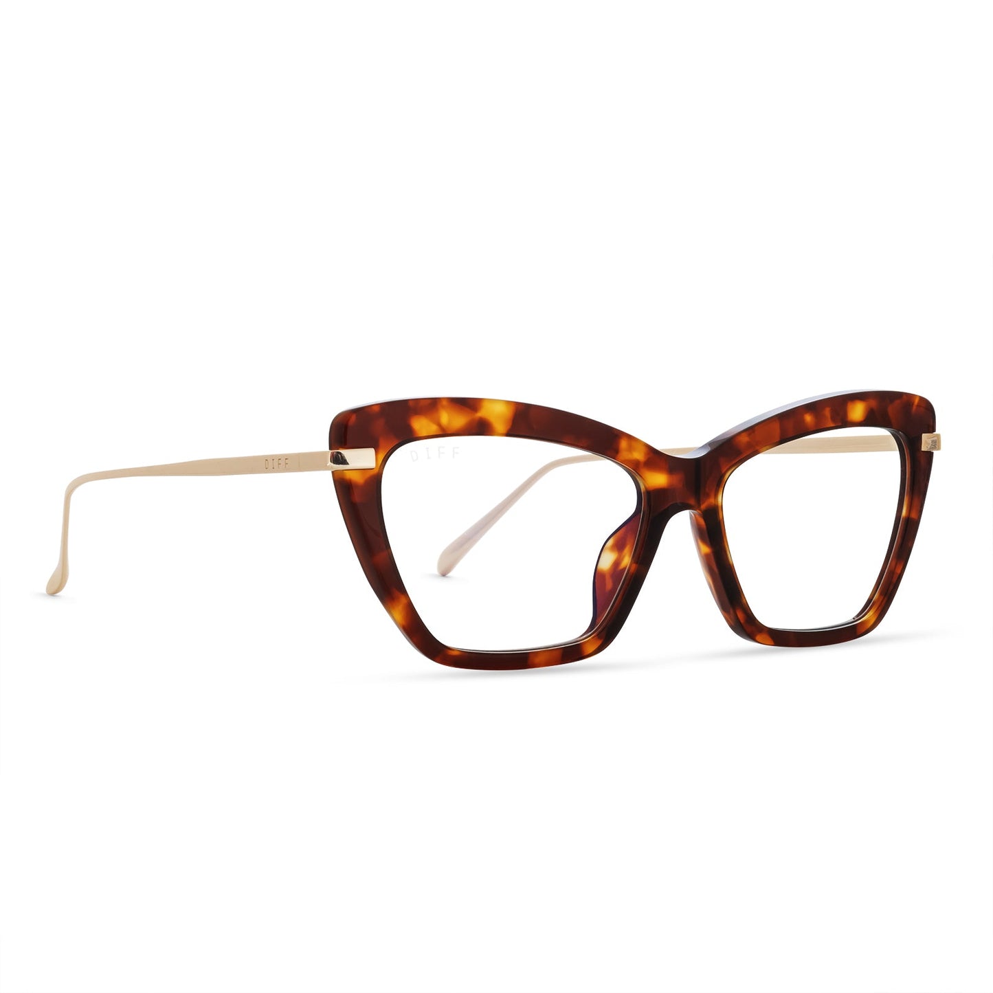 MILA - AMBER TORTOISE + BLUE LIGHT TECHNOLOGY GLASSES