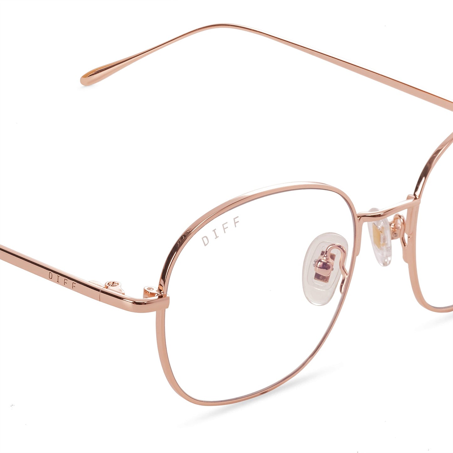 REID - ROSE GOLD + BLUE LIGHT TECHNOLOGY GLASSES