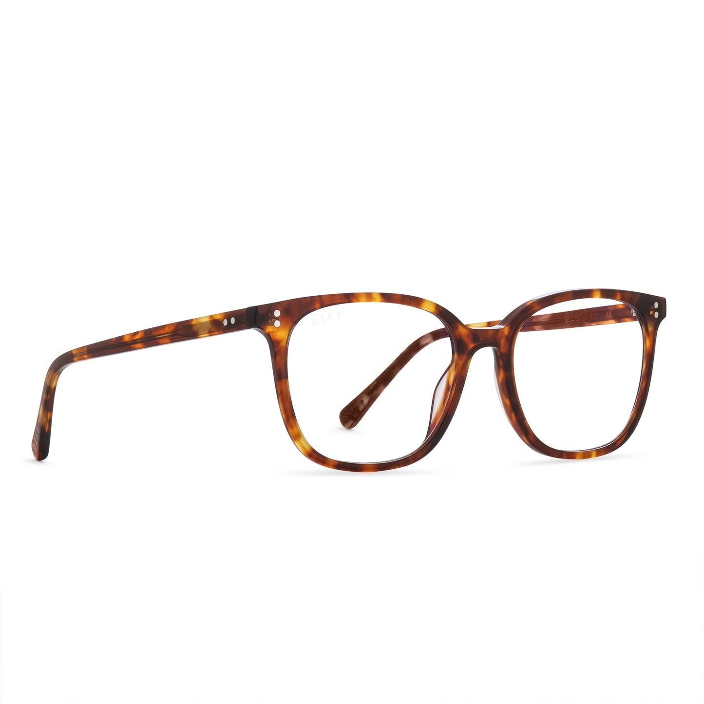 CLARKE - AMBER TORTOISE + BLUE LIGHT TECHNOLOGY GLASSES