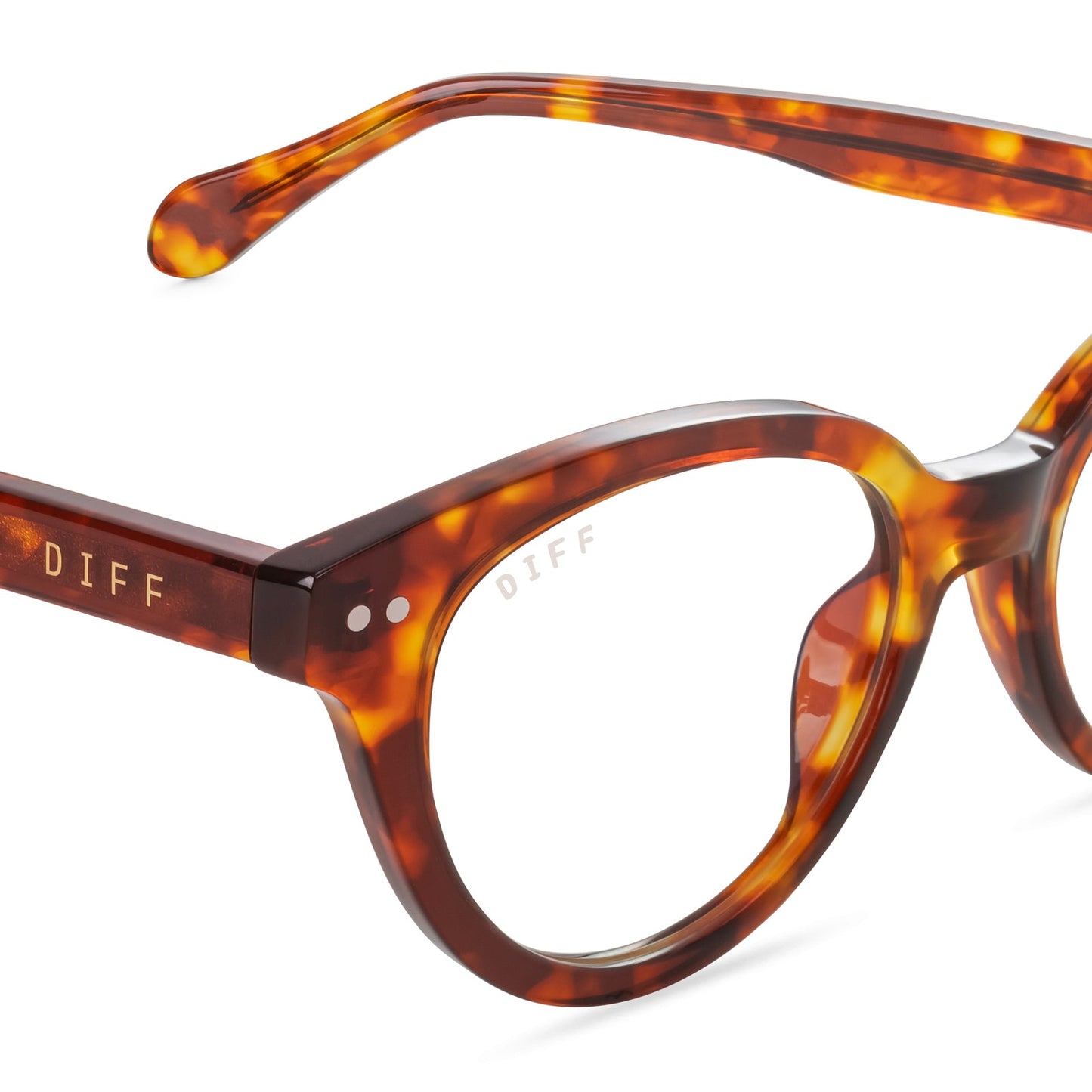 CARLY - AMBER TORTOISE + BLUE LIGHT TECHNOLOGY GLASSES