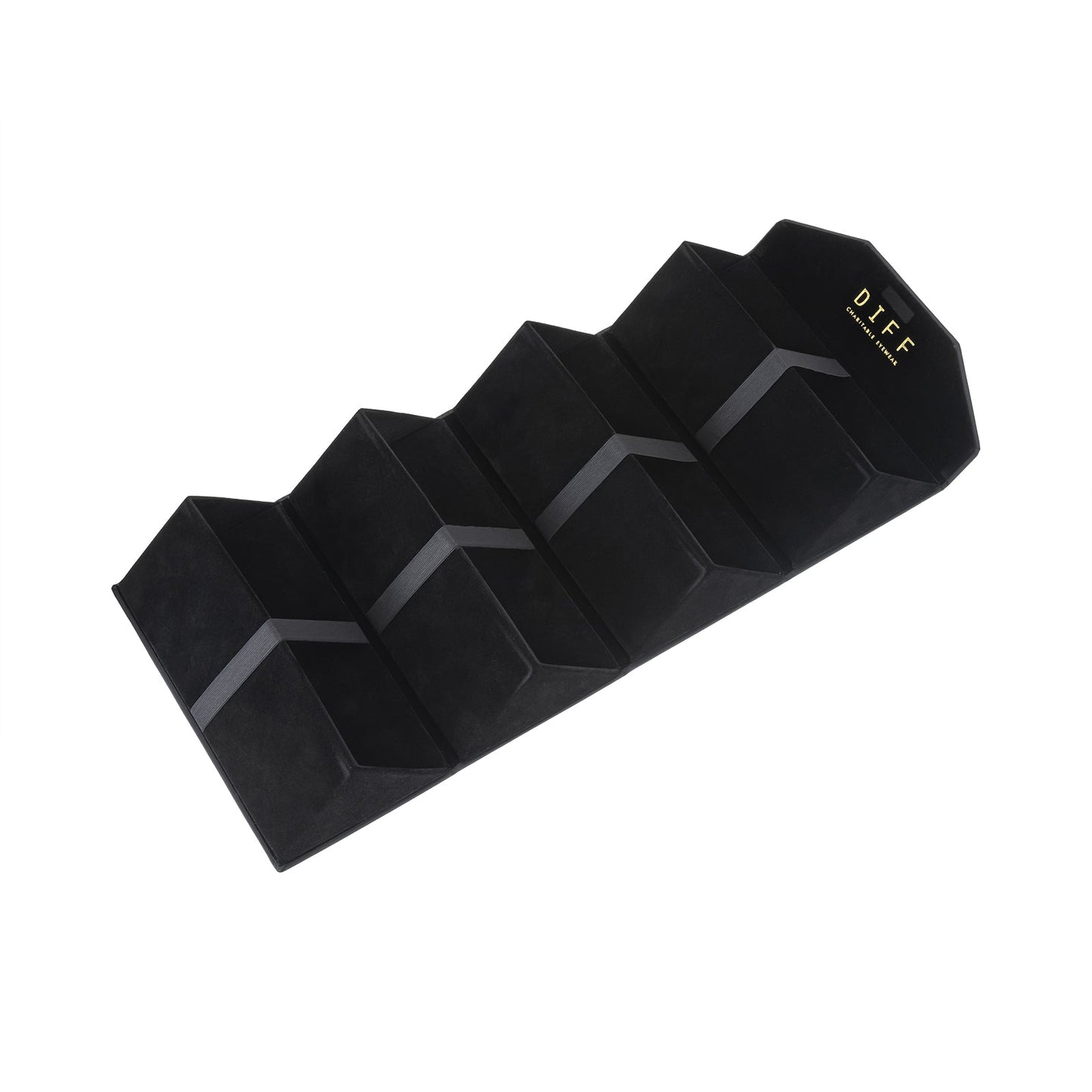 4 PAIR FOLDING CASE - BLACK