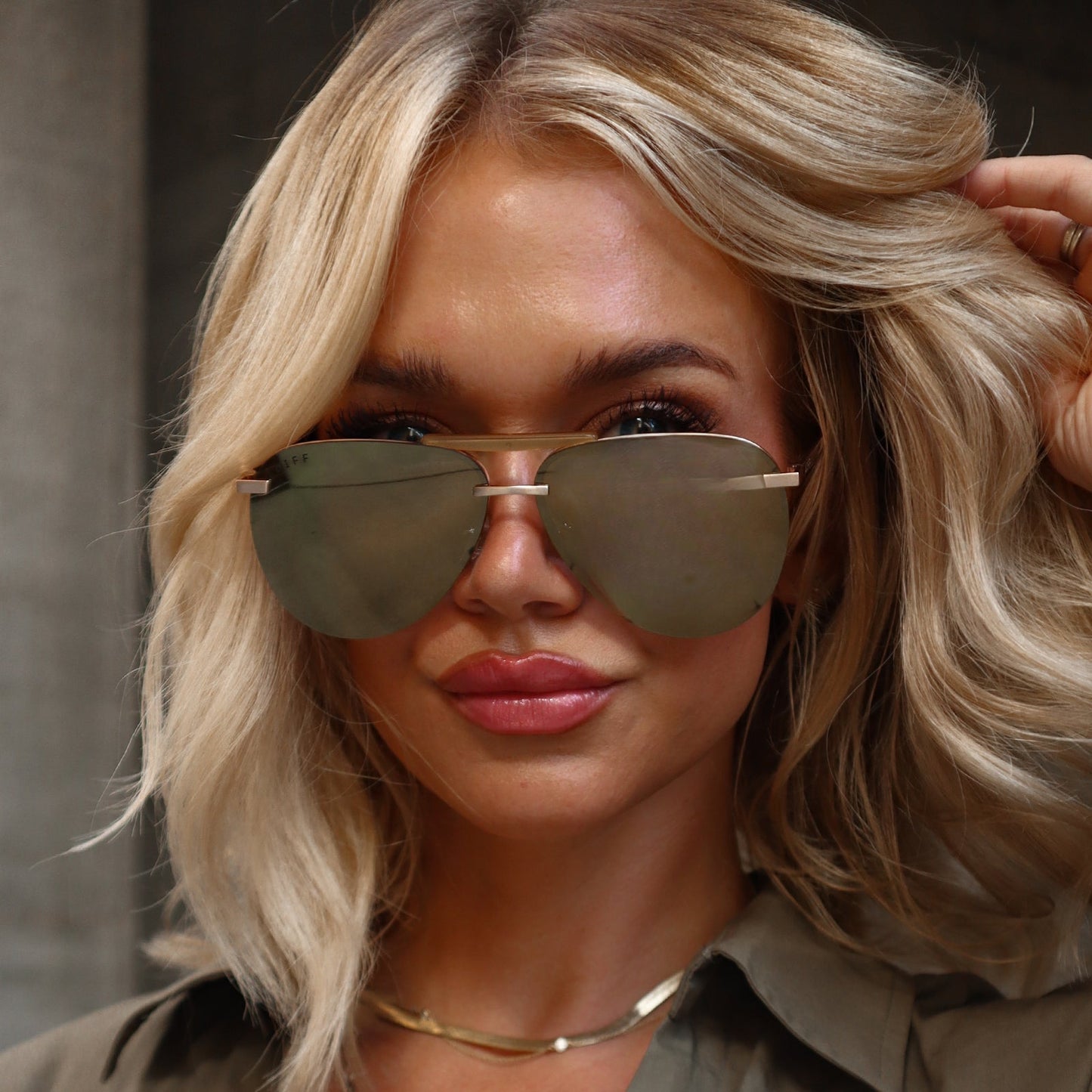 TAHOE - BRUSHED GOLD + GOLD MIRROR SUNGLASSES