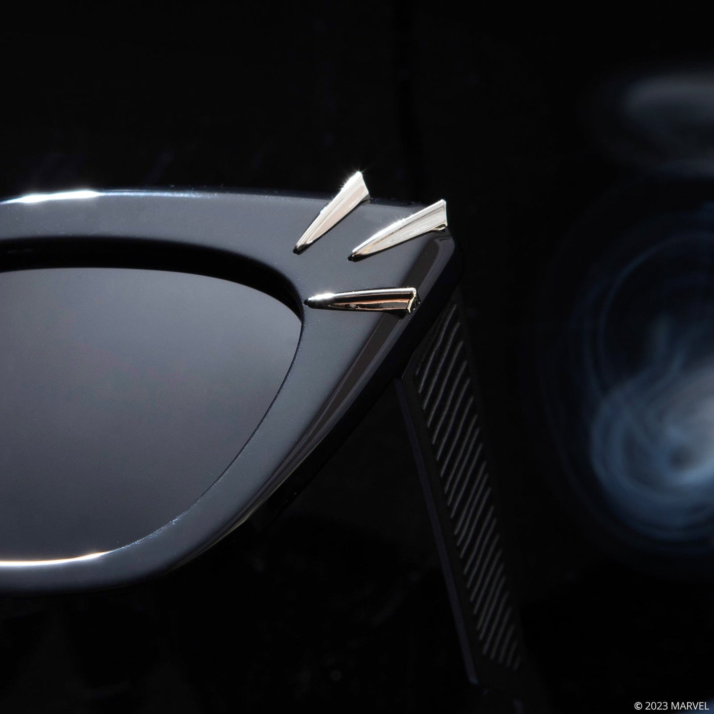 BLACK PANTHER - BLACK + GREY + POLARIZED SUNGLASSES