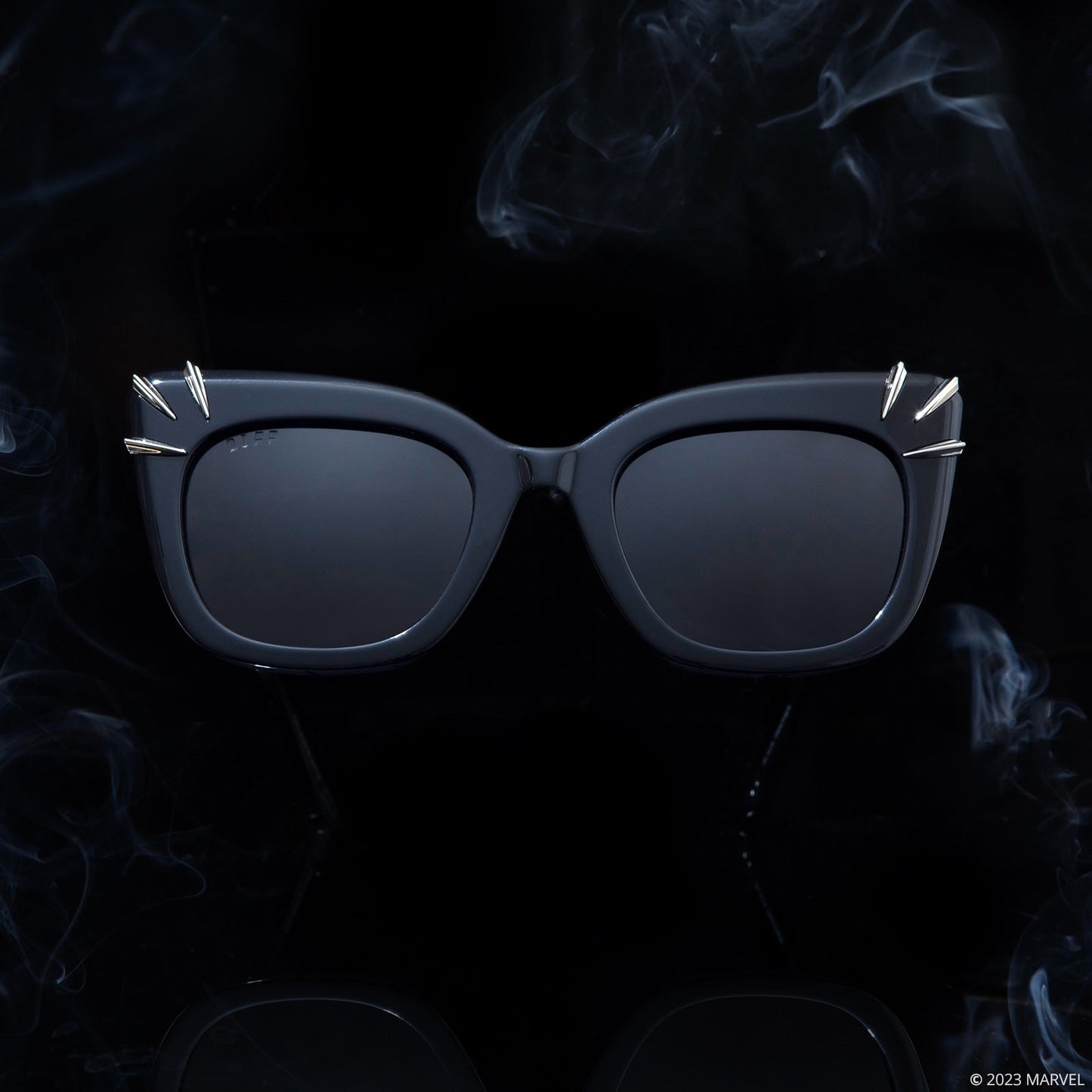 BLACK PANTHER - BLACK + GREY + POLARIZED SUNGLASSES