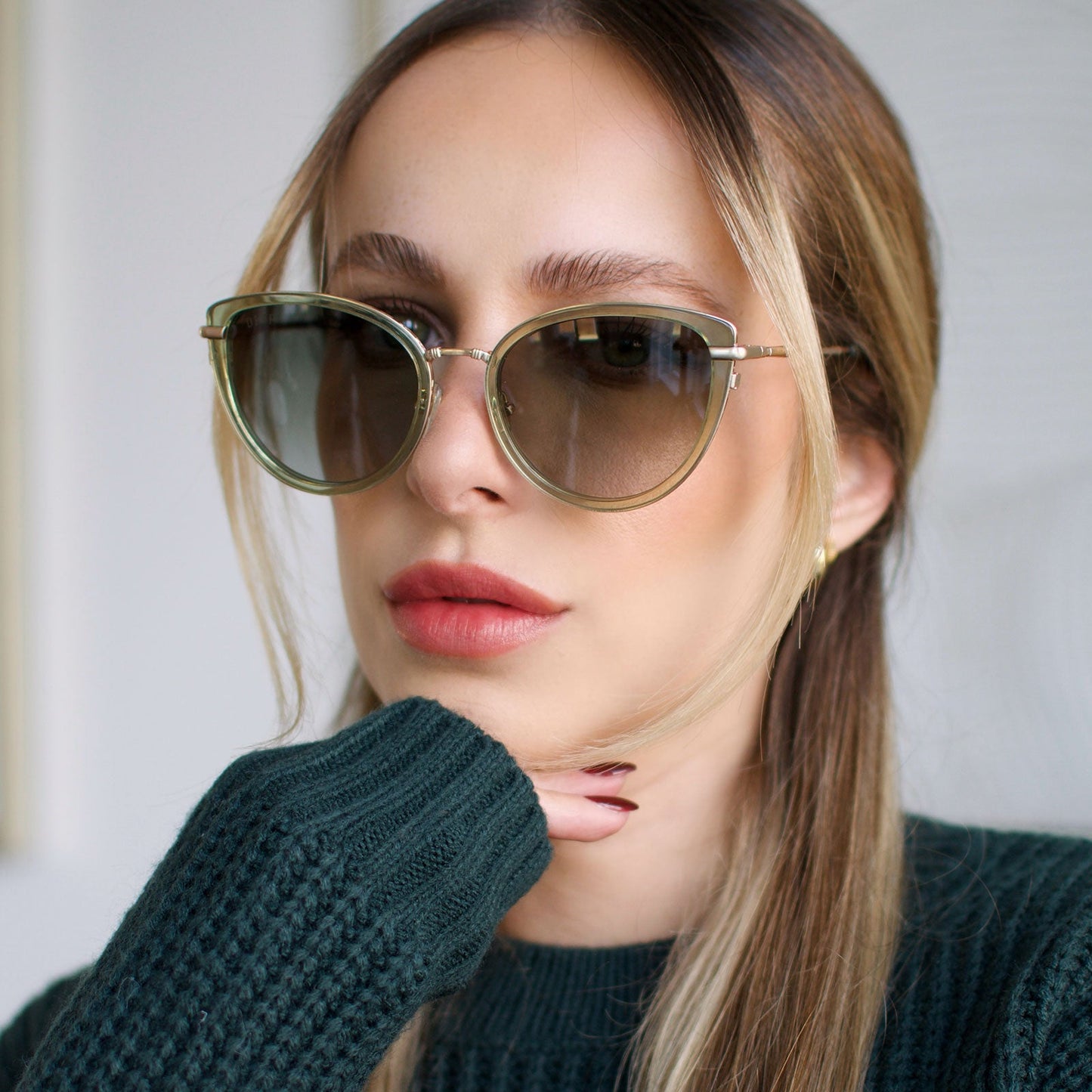 PRINCESS LEIA™ – ENDOR™ - TRANSLUCENT SAGE + GOLD + ENDOR™ FOREST MOON GREEN + POLARIZED SUNGLASSES