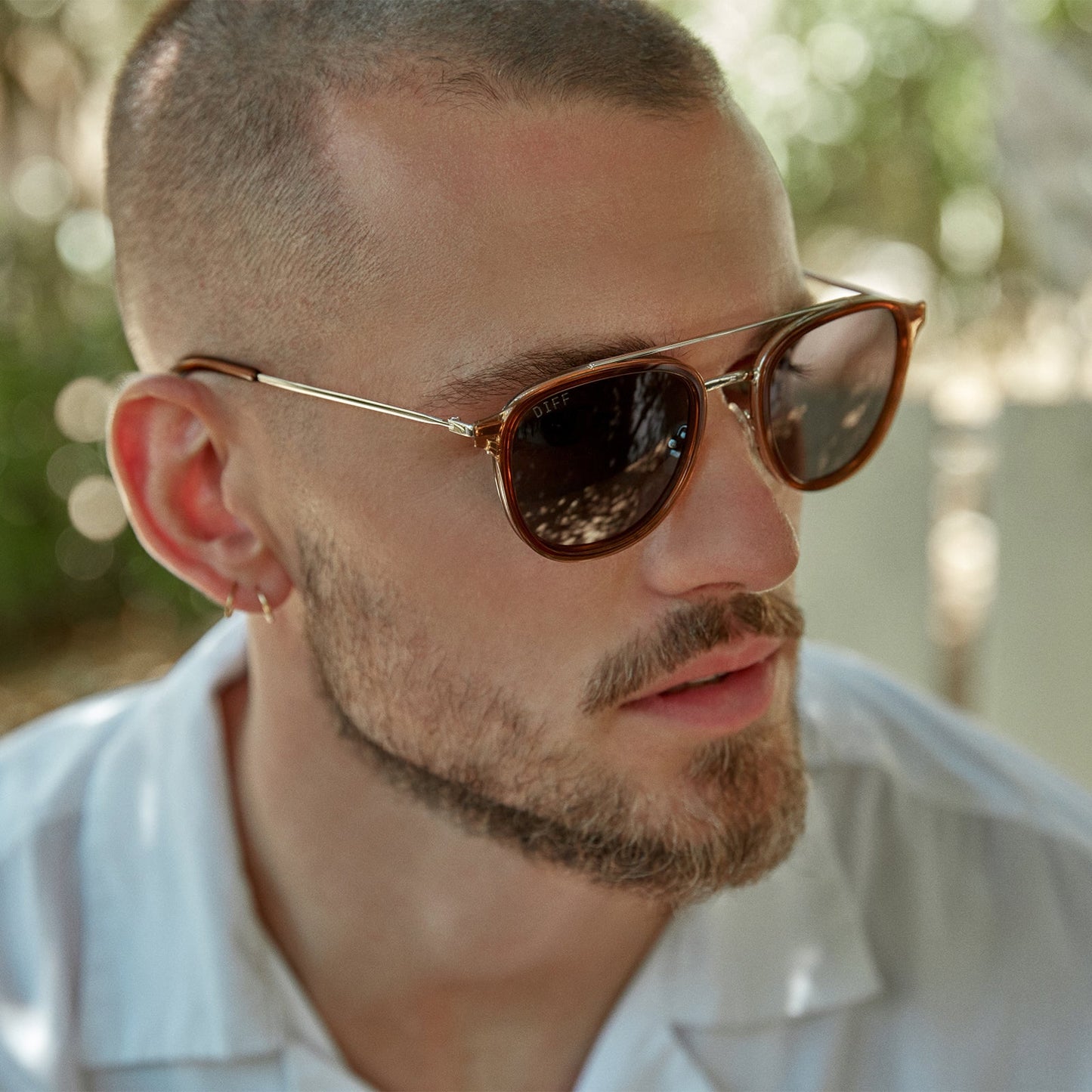 CAMDEN - WHISKEY + GREY POLARIZED SUNGLASSES