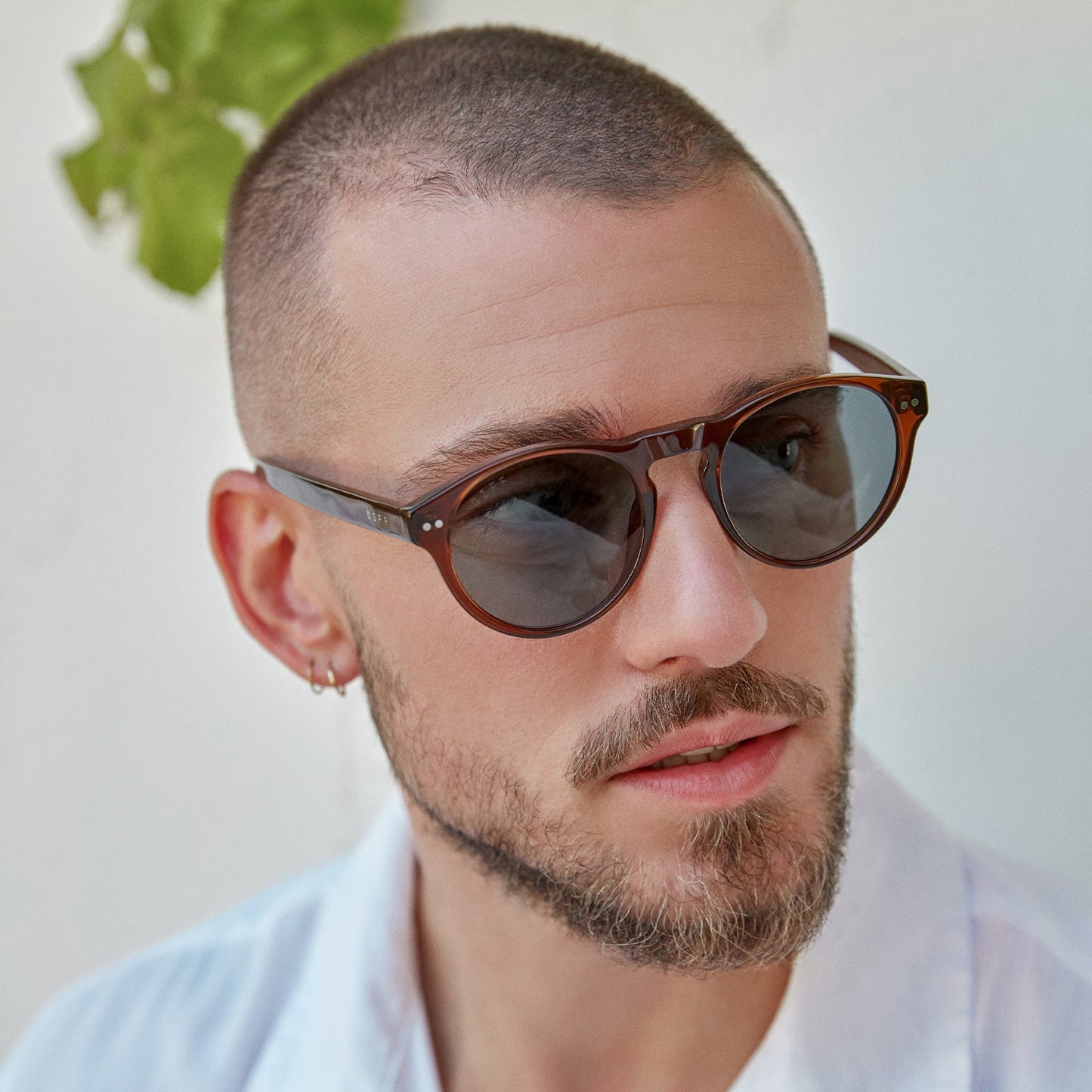 CODY - WHISKEY + GREY POLARIZED SUNGLASSES