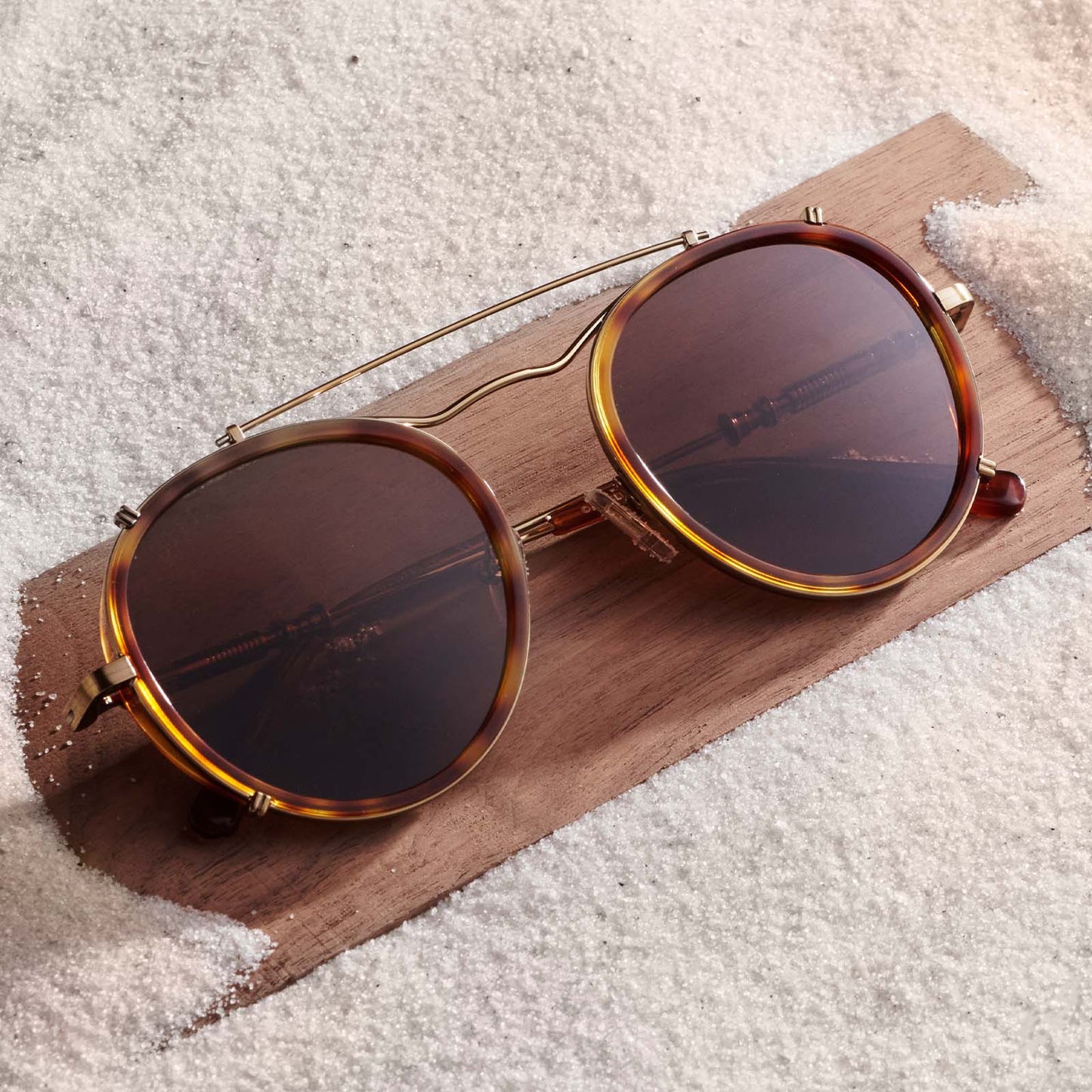 OBI-WAN™ - DESERT TORTOISE + BROWN POLARIZED SUNGLASSES