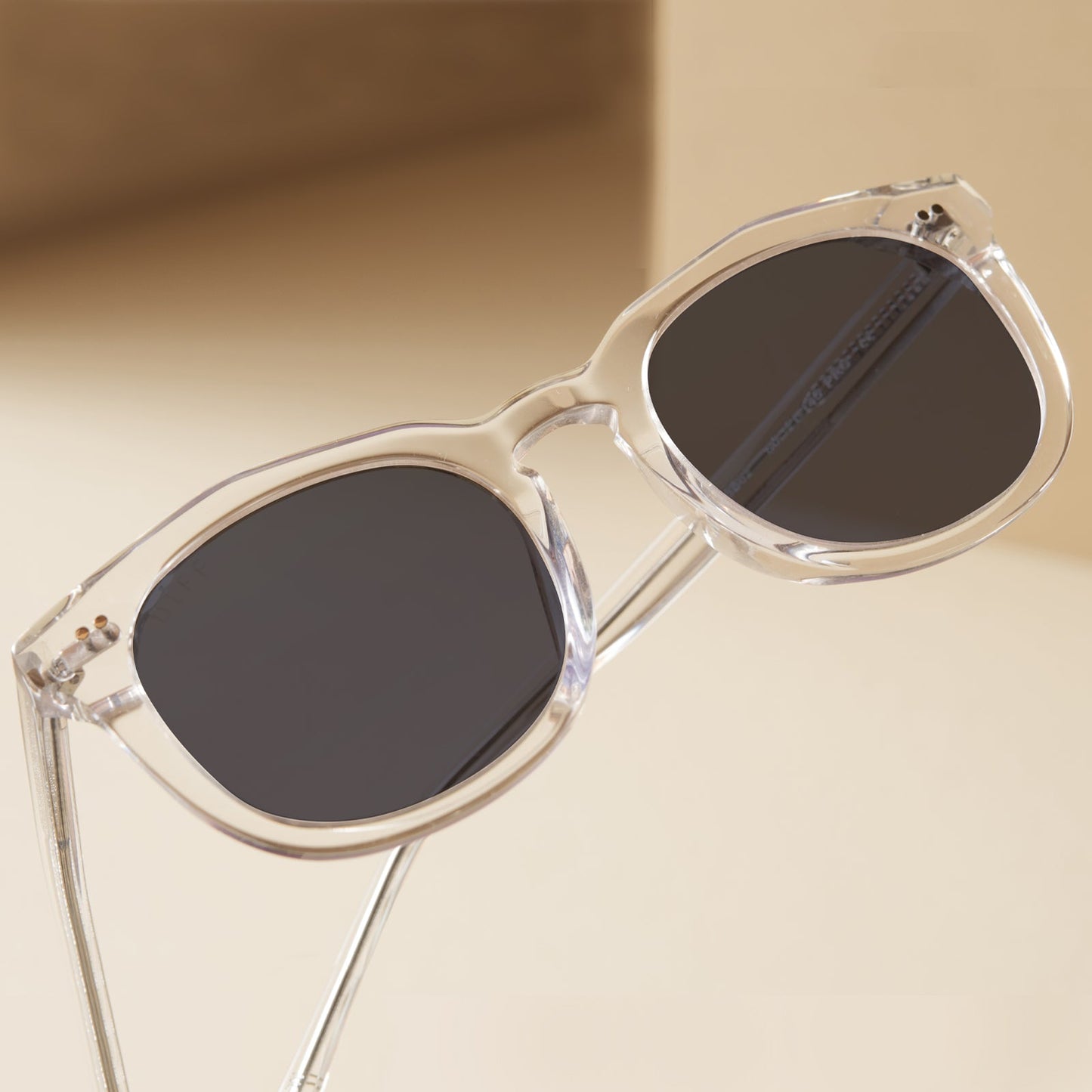 WESTON - CLEAR CRYSTAL + PRESCRIPTION GLASSES