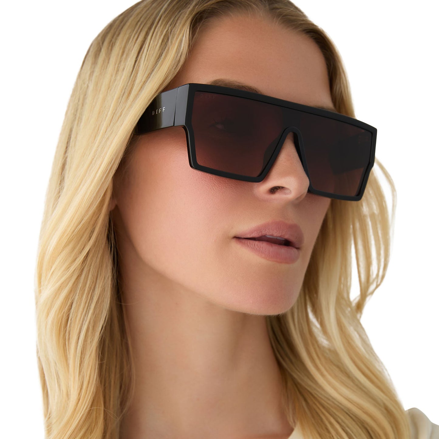 ELECTRA - BLACK + BROWN GRADIENT SUNGLASSES