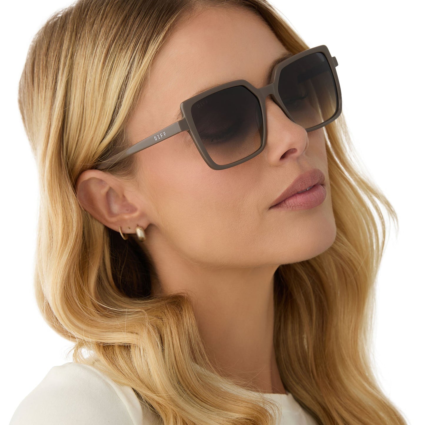 ESME - LONDON STONE + GREY GRADIENT SUNGLASSES