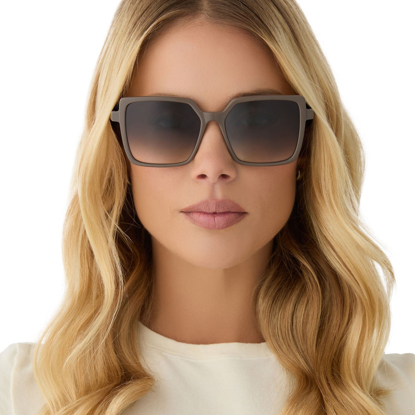 ESME - LONDON STONE + GREY GRADIENT SUNGLASSES