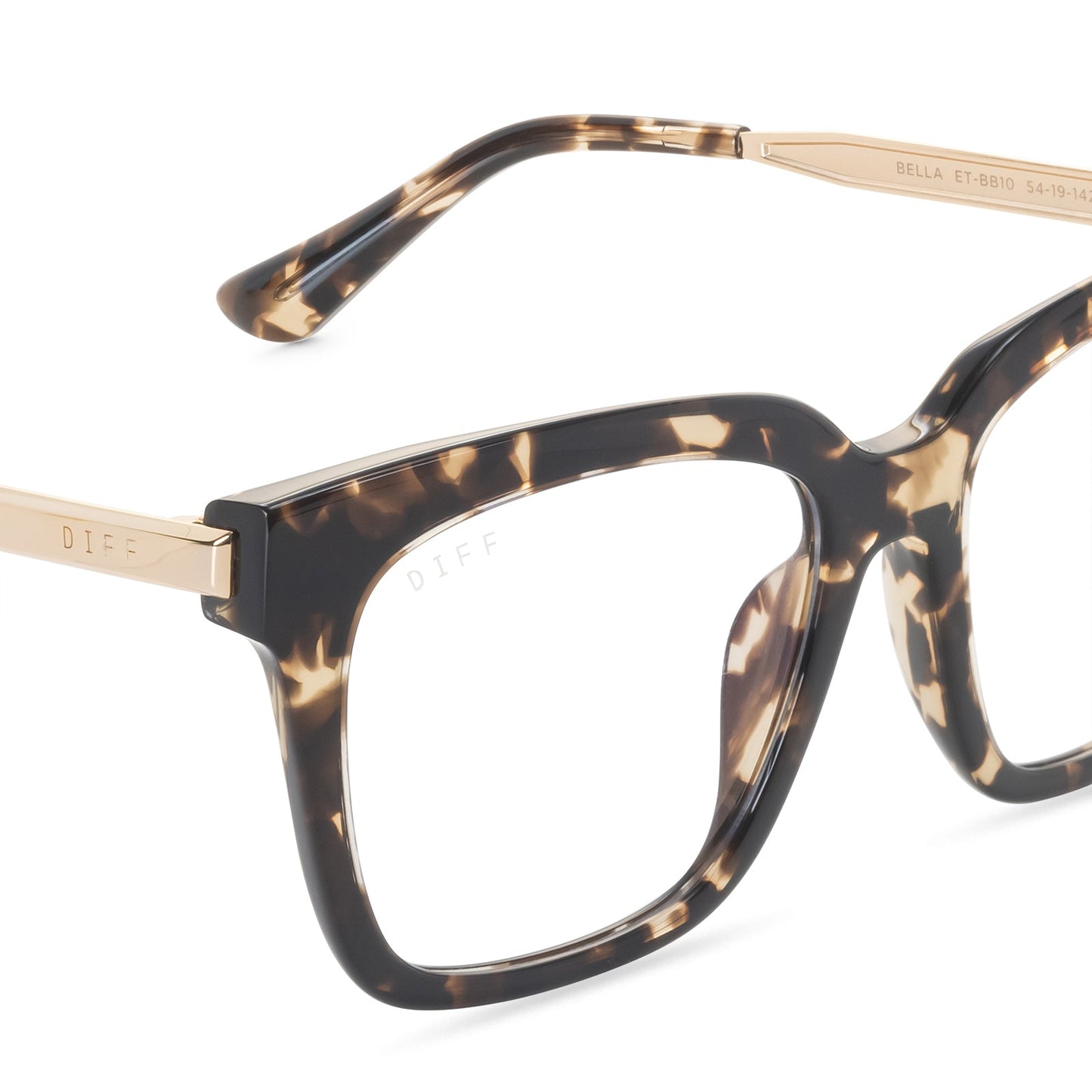 BELLA - ESPRESSO TORTOISE + BLUE LIGHT TECHNOLOGY GLASSES