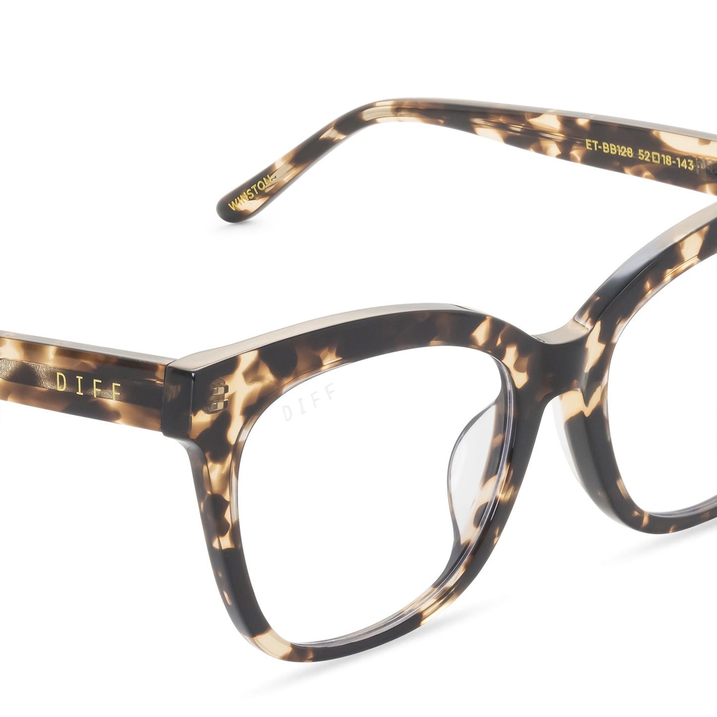 WINSTON - ESPRESSO TORTOISE + BLUE LIGHT TECHNOLOGY GLASSES