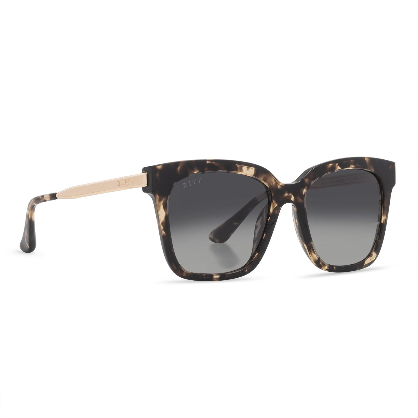 BELLA - ESPRESSO TORTOISE + GREY GRADIENT + POLARIZED SUNGLASSES