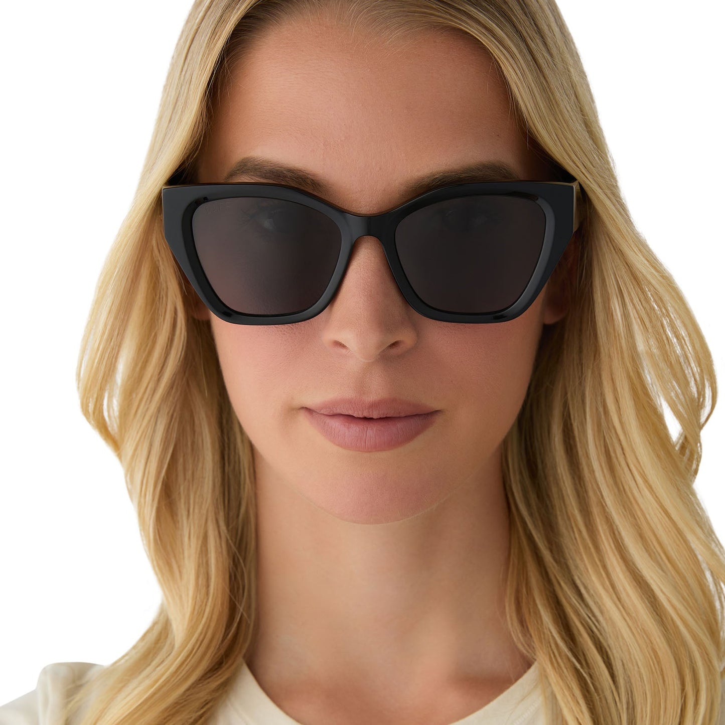 EVIE - BLACK + GREY + POLARIZED SUNGLASSES