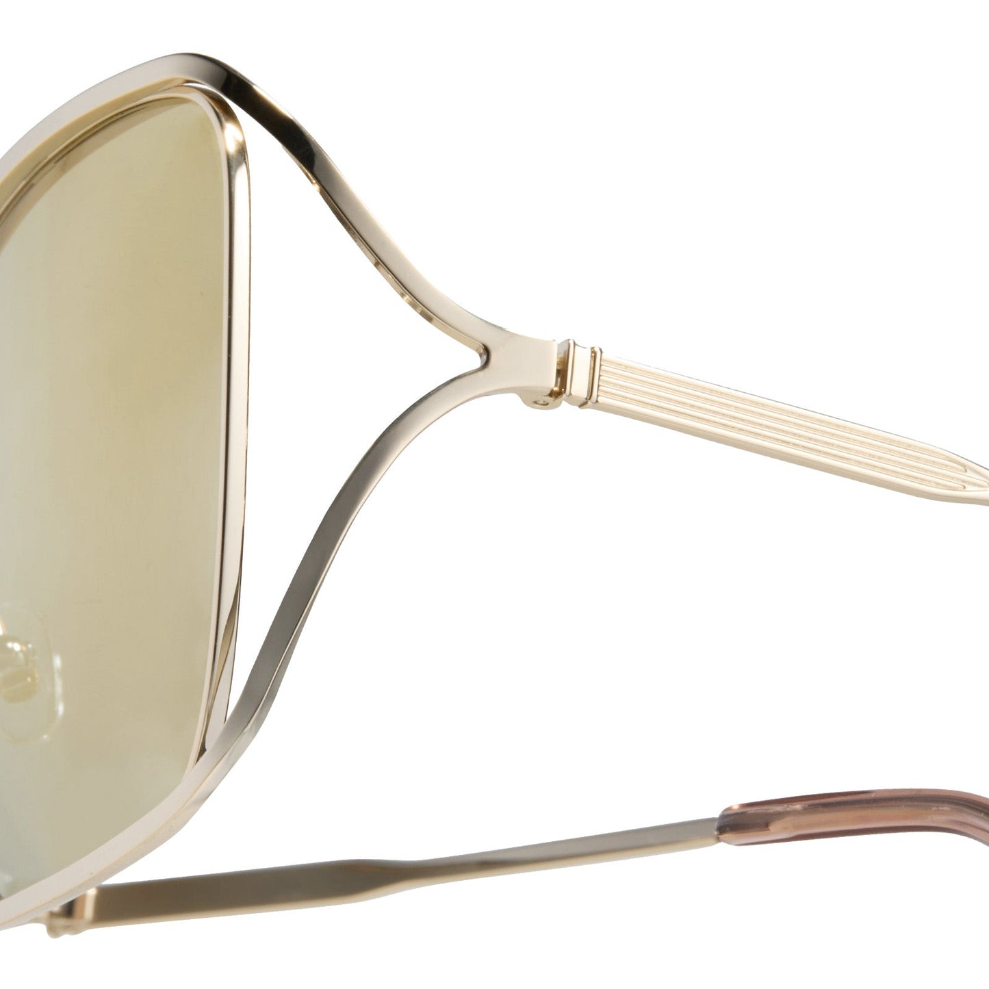 FRANCESCA - GOLD WITH CAFÉ OLE + GOLD FLASH POLARIZED SUNGLASSES