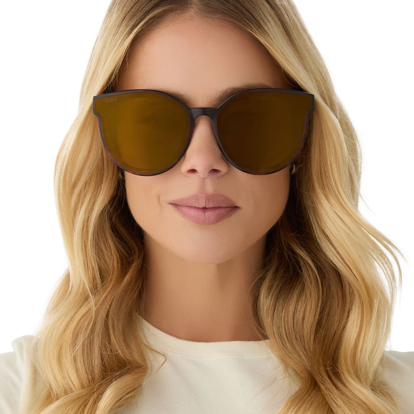 GEMMA - SEQUOIA TORTOISE + BROWN GOLD FLASH SUNGLASSES