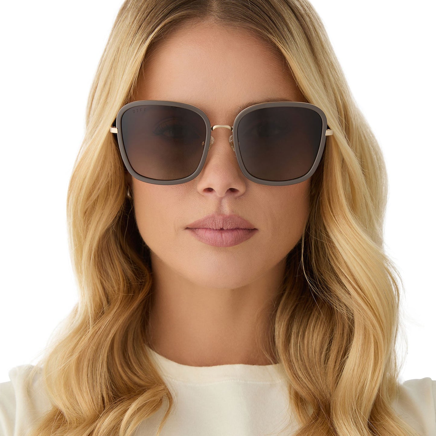 GENEVIVE - LONDON STONE + TRUFFLE GRADIENT + POLARIZED SUNGLASSES