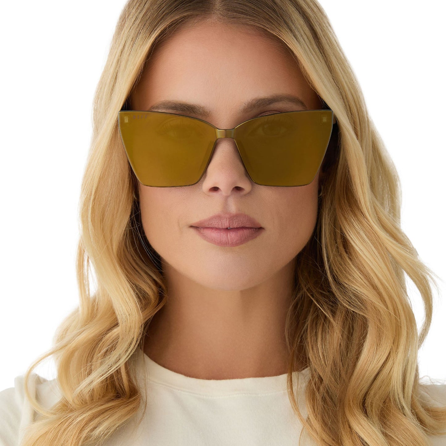 GOLDIE XS - KOMBU + MOSS MIRROR SUNGLASSES