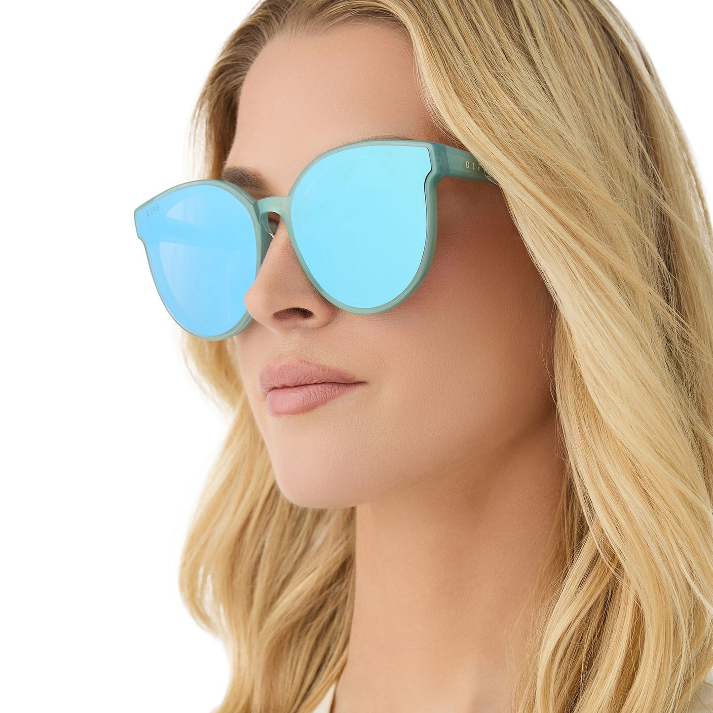 GEMMA - AQUATIC AWE + AQUATIC AWE MIRROR SUNGLASSES