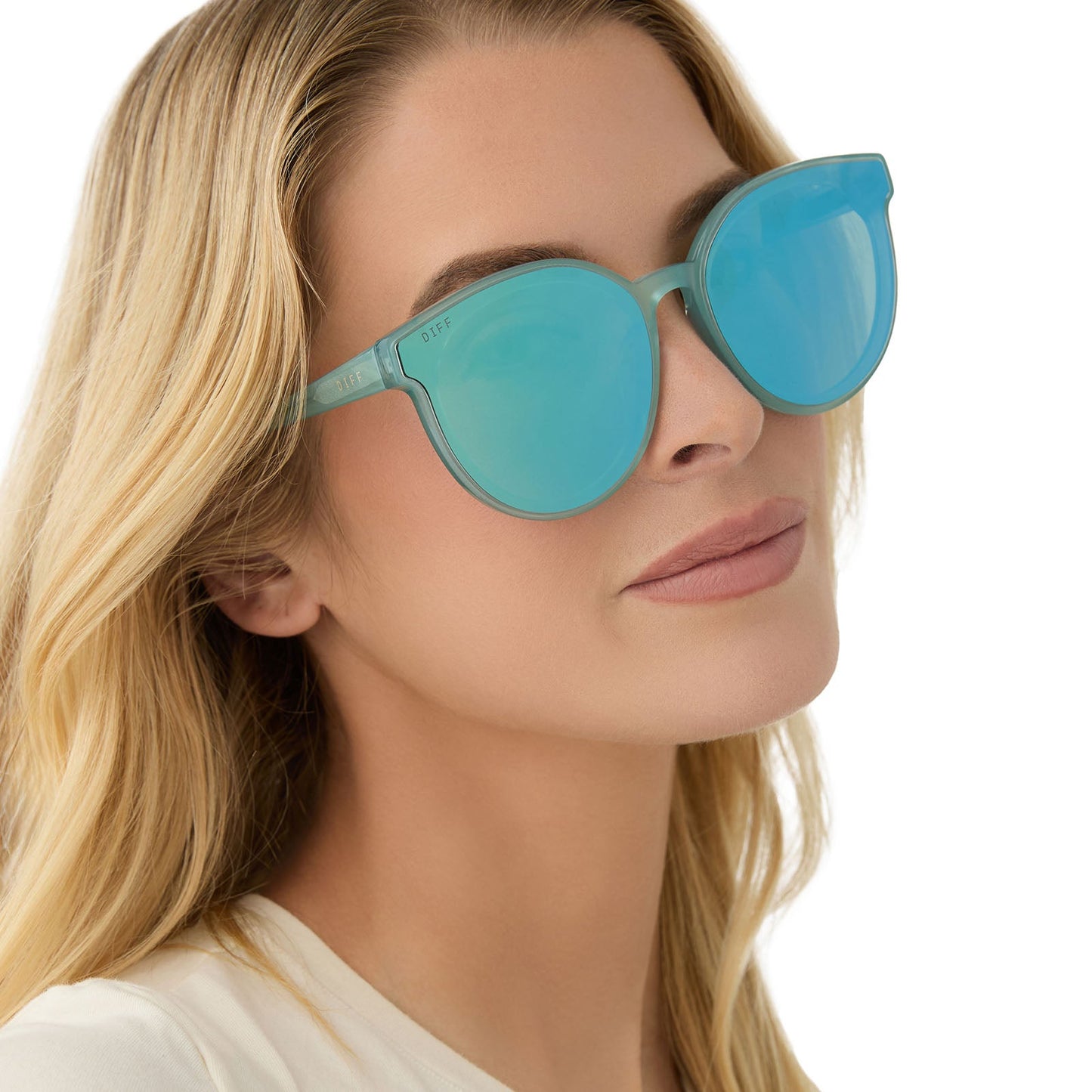 GEMMA - AQUATIC AWE + AQUATIC AWE MIRROR SUNGLASSES