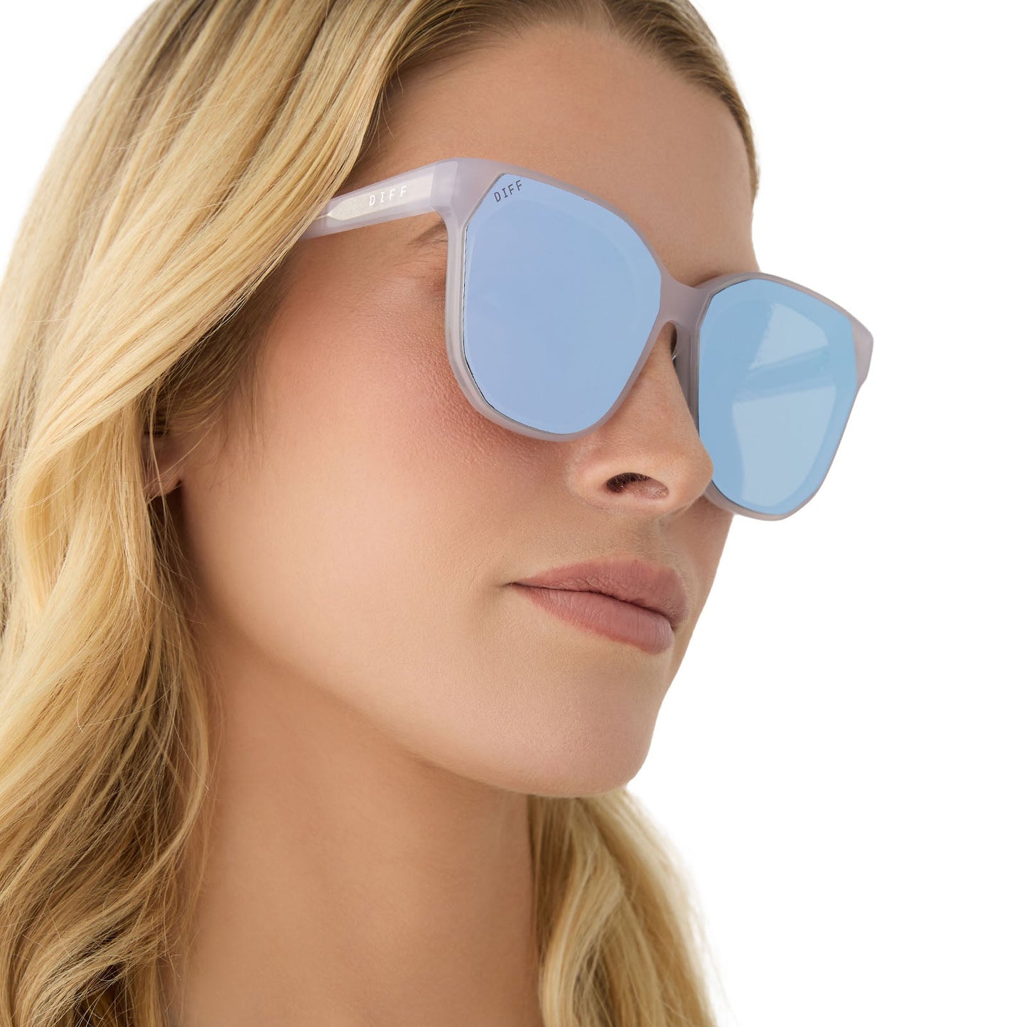 GIA - THISTLE + LAVENDER MIRROR SUNGLASSES