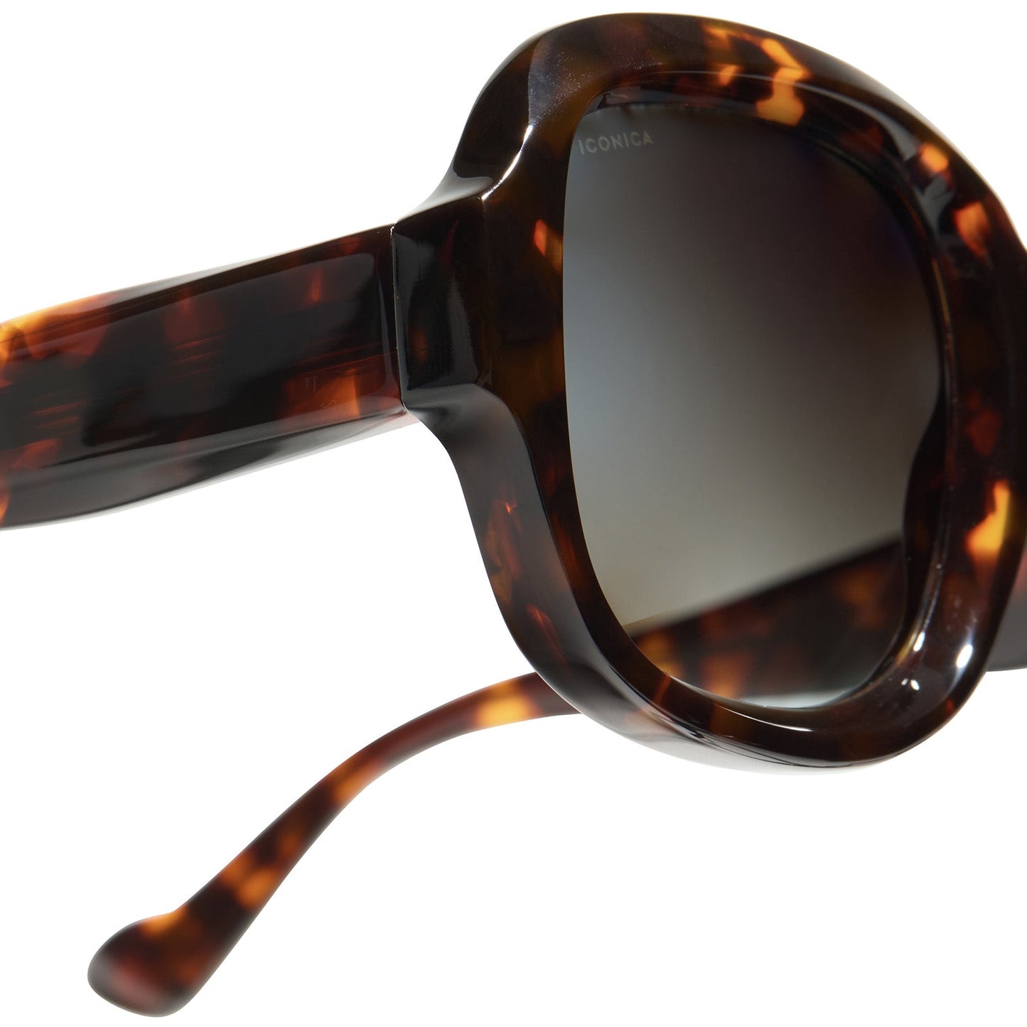 GISELE - RICH TORTOISE + GREY GRADIENT + POLARIZED SUNGLASSES